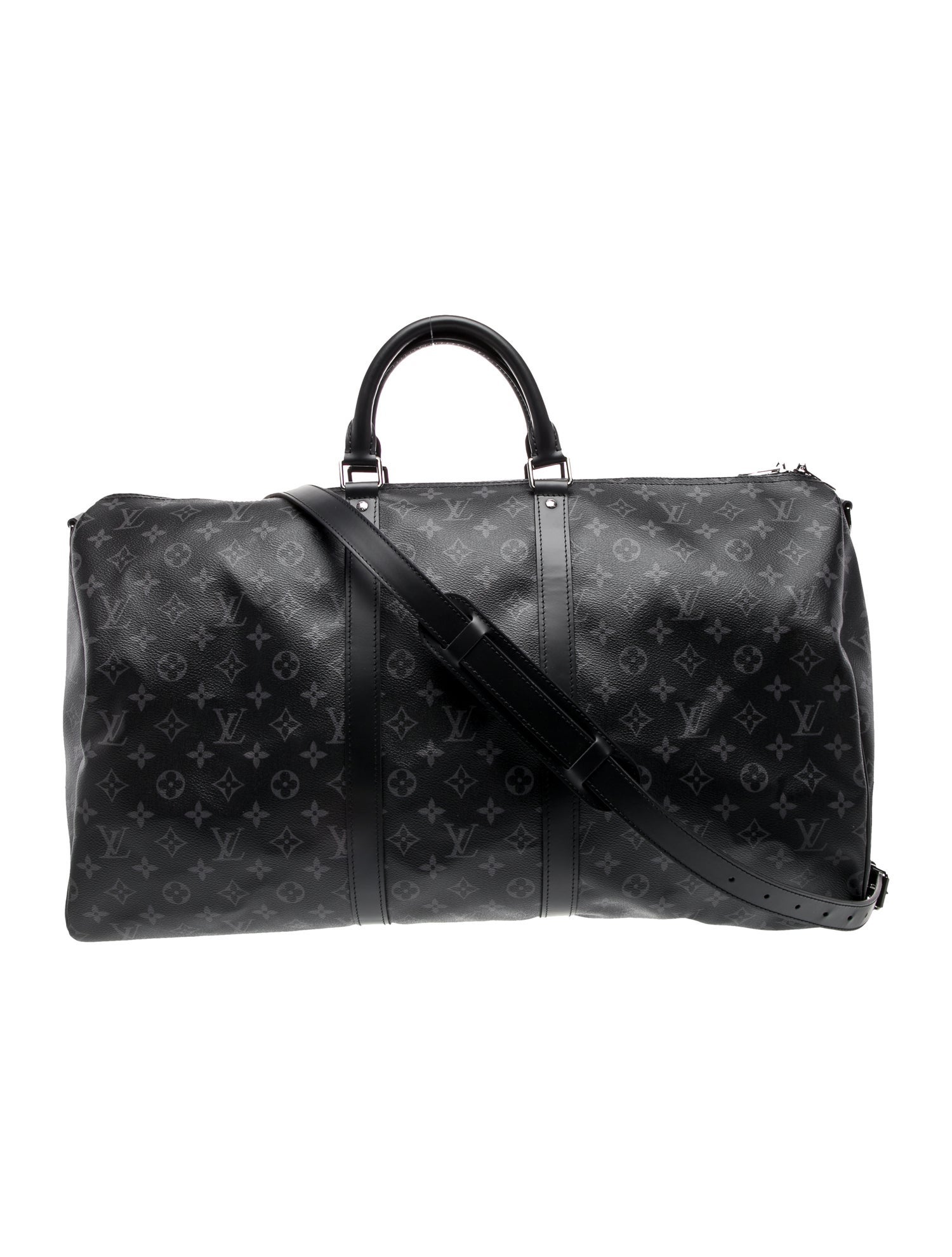 Louis Vuitton Monogram Eclipse Keepall Bandouliere 55