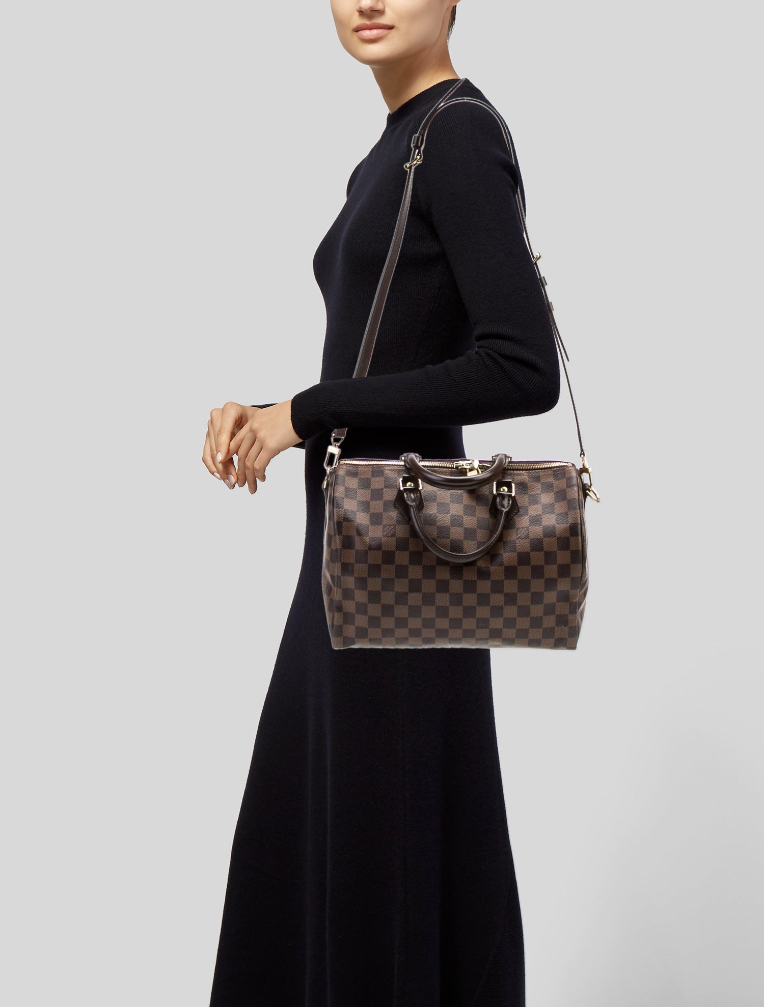 Louis Vuitton Damier Ebene Speedy Bandouliere 30