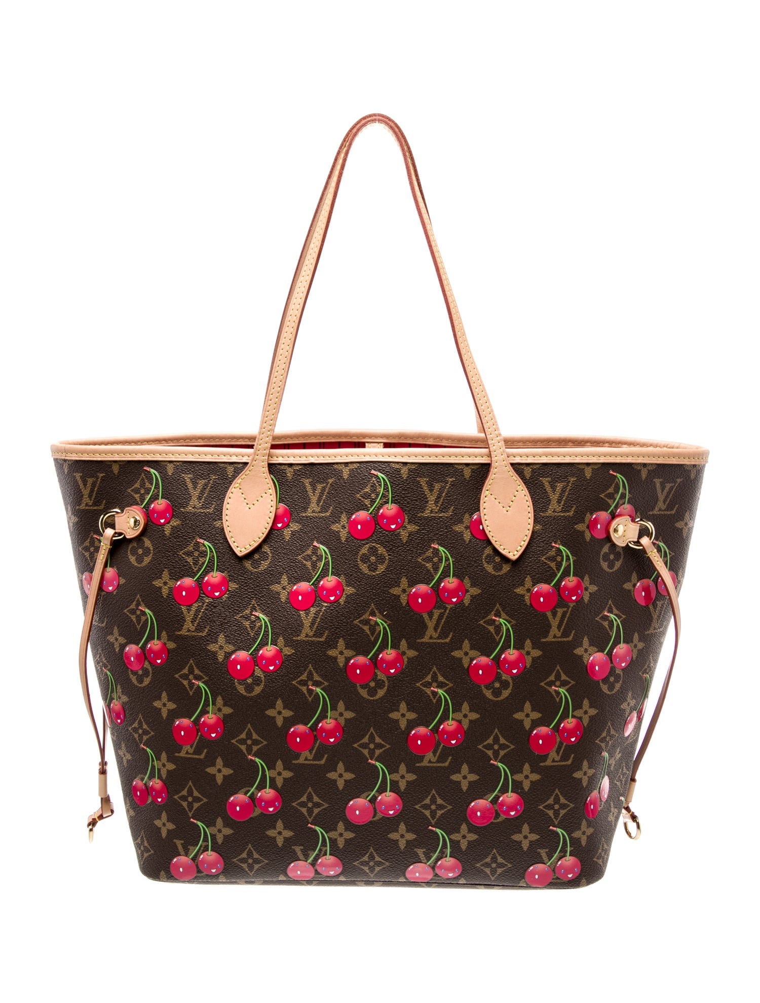 Louis Vuitton Monogram Cerises Neverfull w/Pouch MM 2025