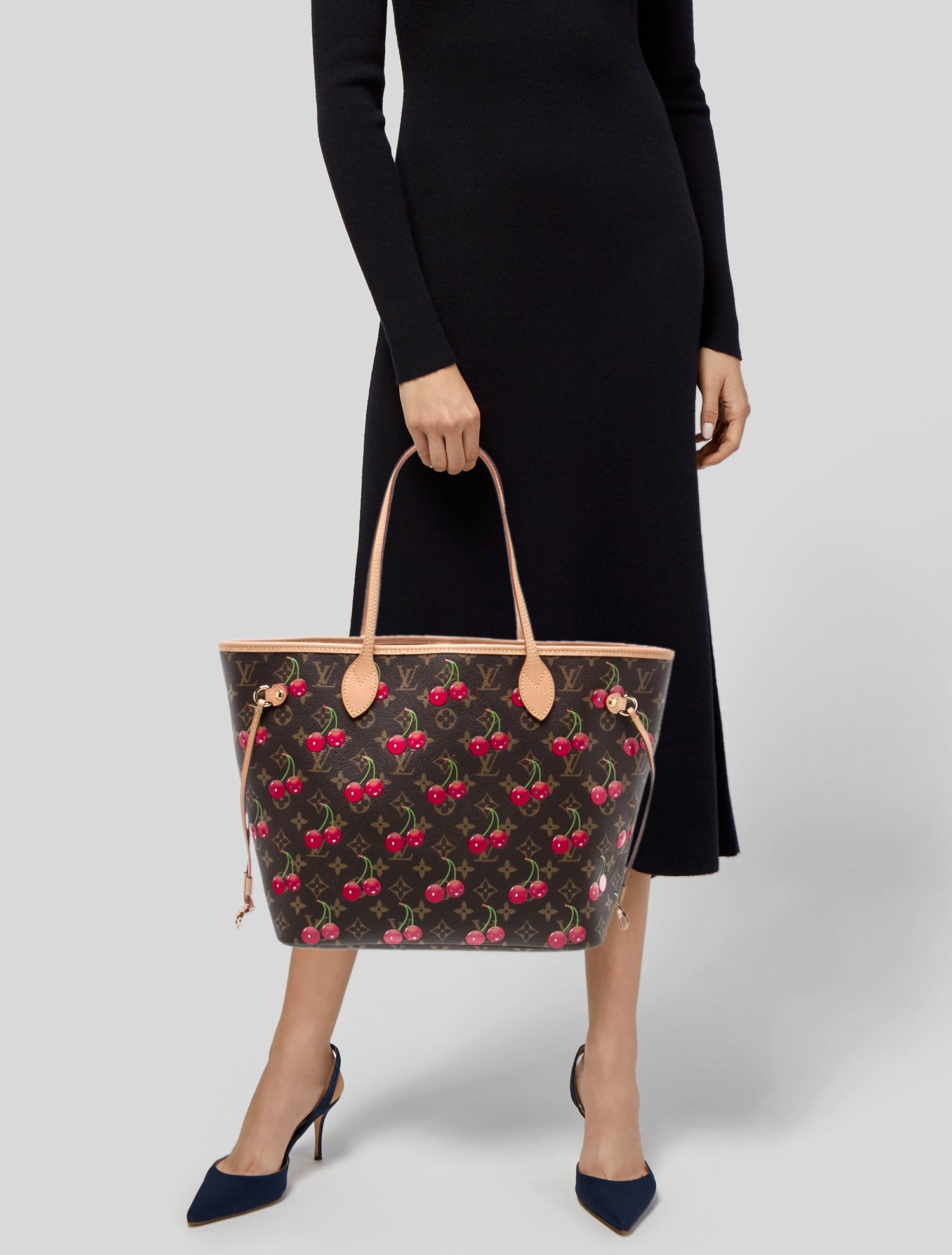 Louis Vuitton Monogram Cerises Neverfull w/Pouch MM 2025