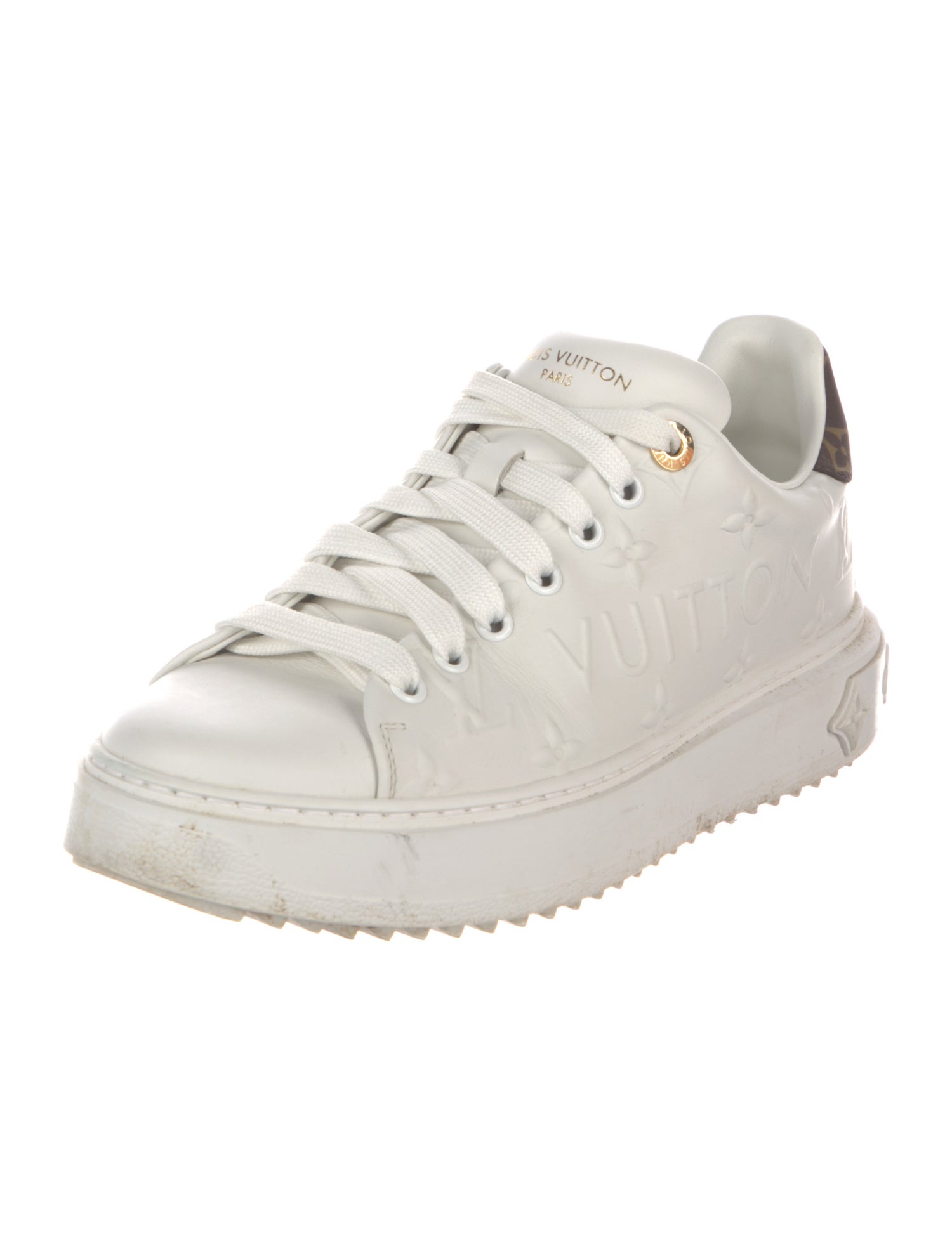 Louis Vuitton Monogram Pattern Leather Sneakers