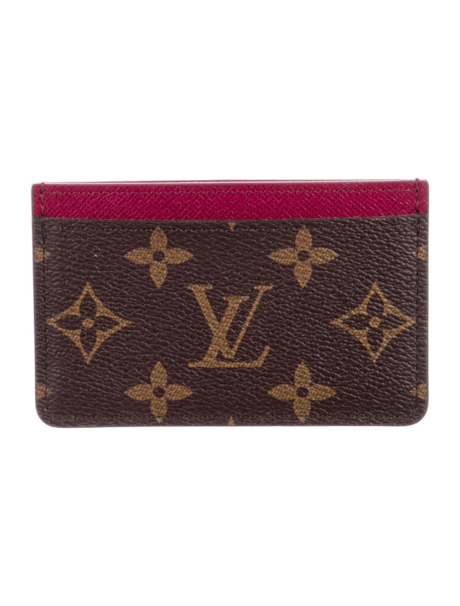 Louis Vuitton LV Monogram Coated Canvas Card Case