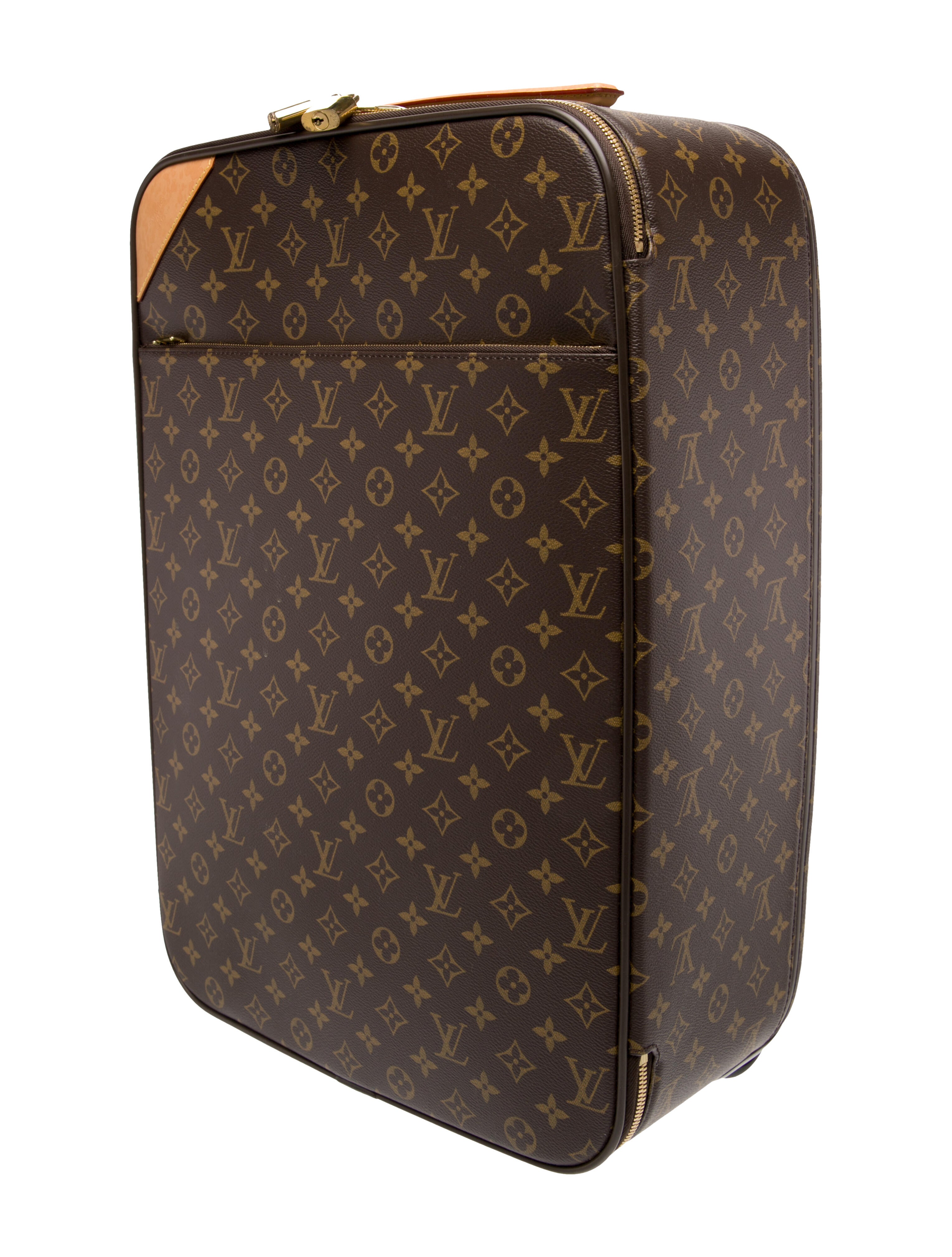 Louis Vuitton Coated Canvas Monogram Pegase 55