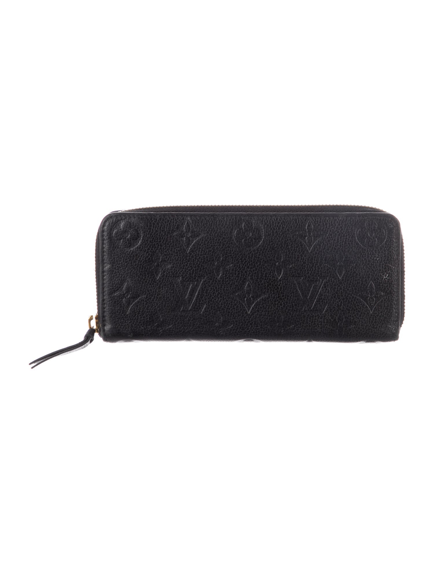 Louis Vuitton LV Monogram Empreinte Leather Clemence Wallet
