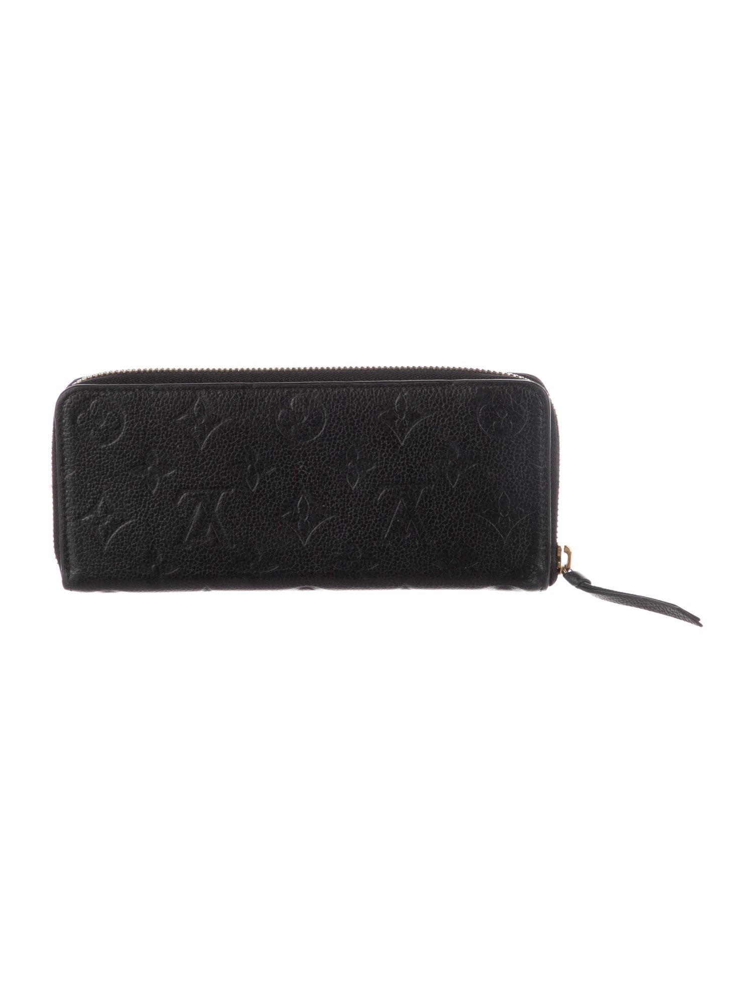 Louis Vuitton LV Monogram Empreinte Leather Clemence Wallet