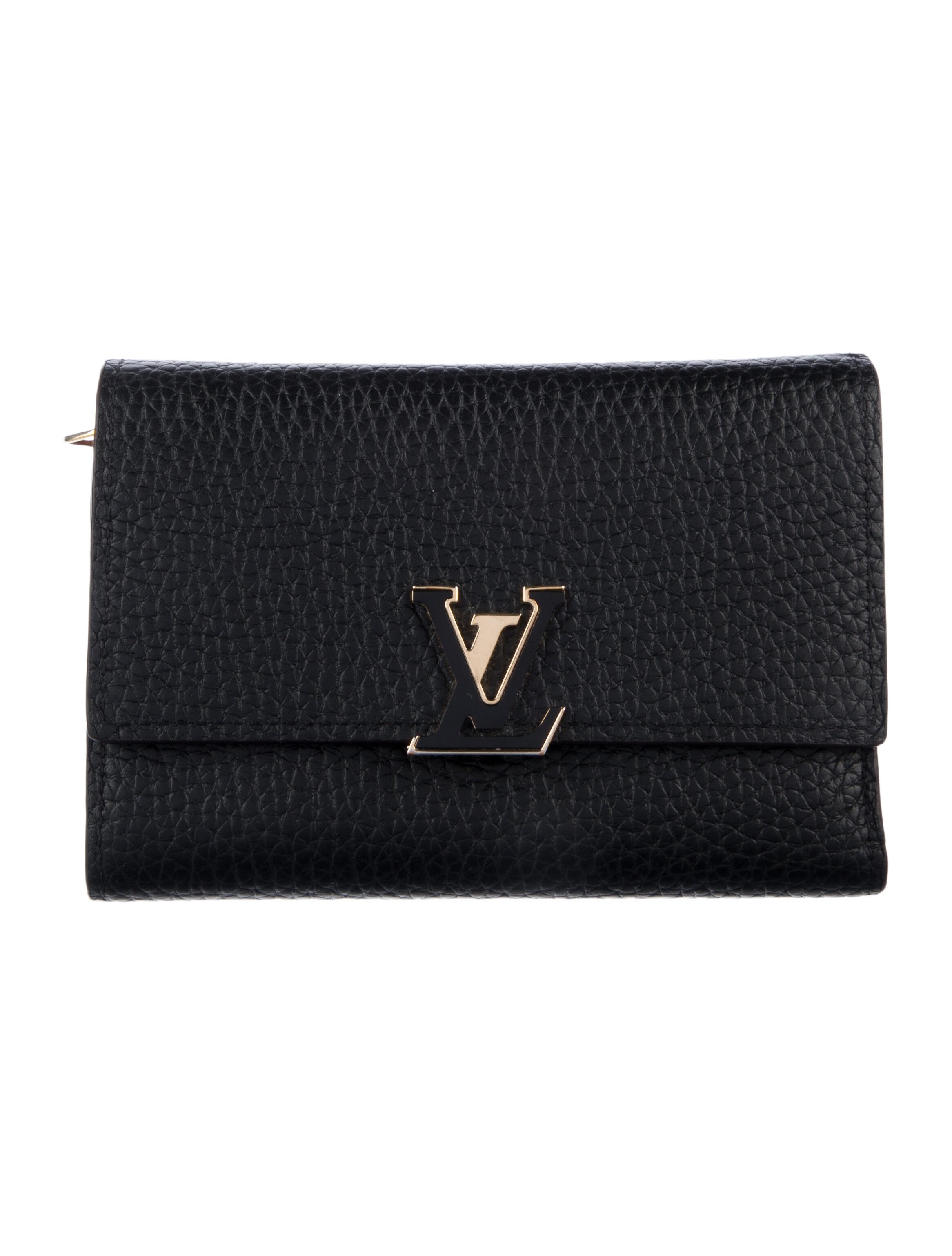 Louis Vuitton Taurillon Leather Capucines Compact Wallet w/ Tags