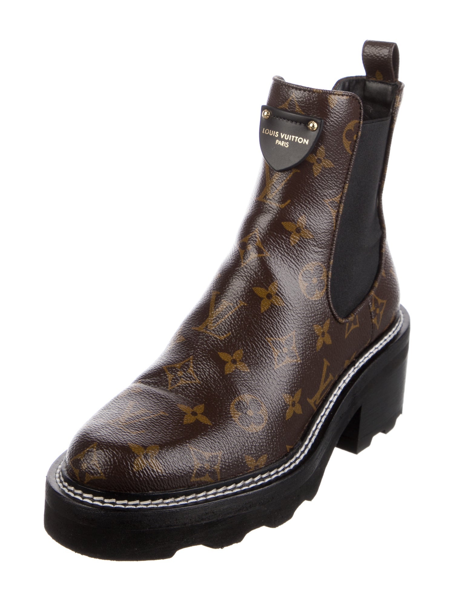 Louis Vuitton LV Monogram Chelsea Boots