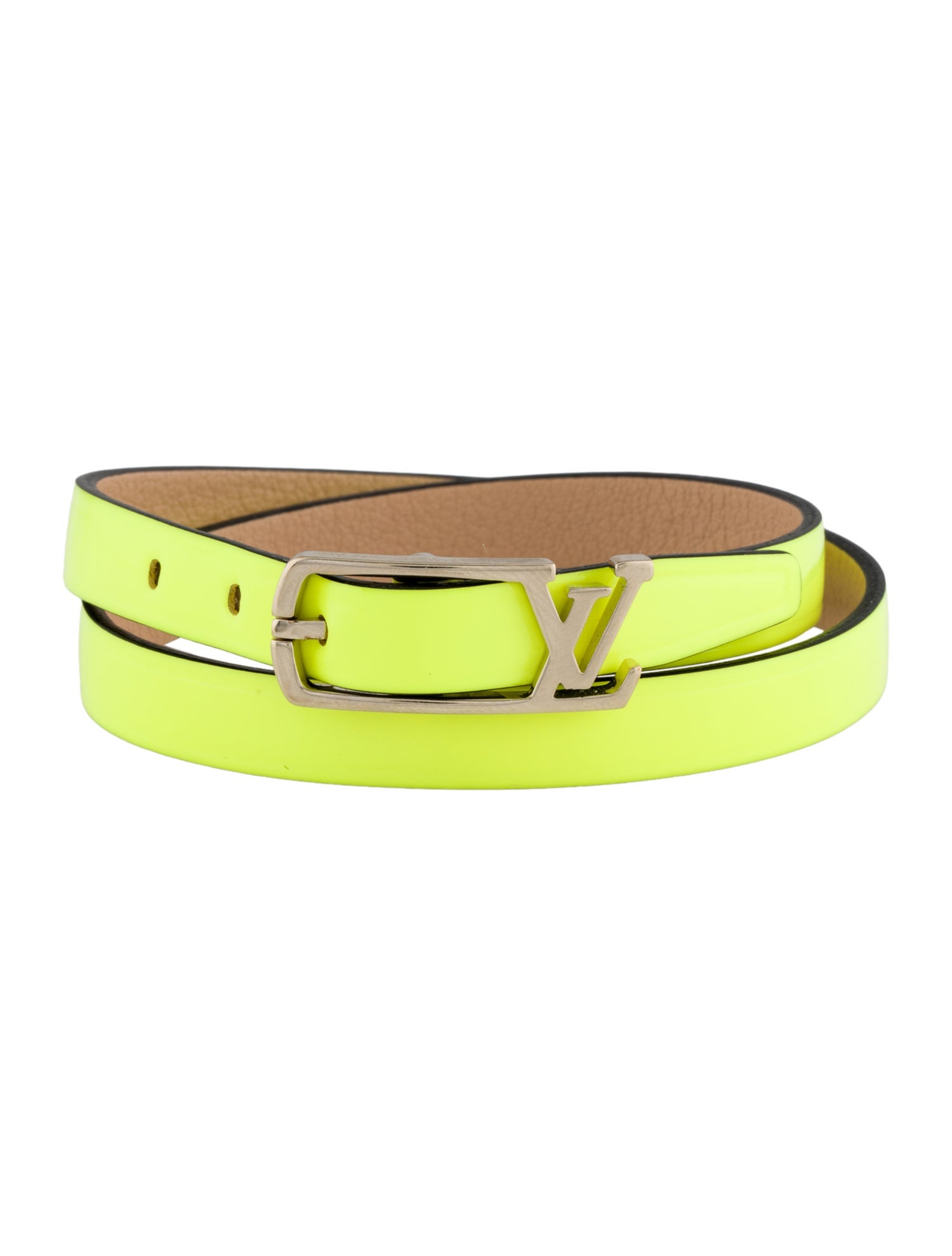 Louis Vuitton Leather Neogram Wrap Bracelet