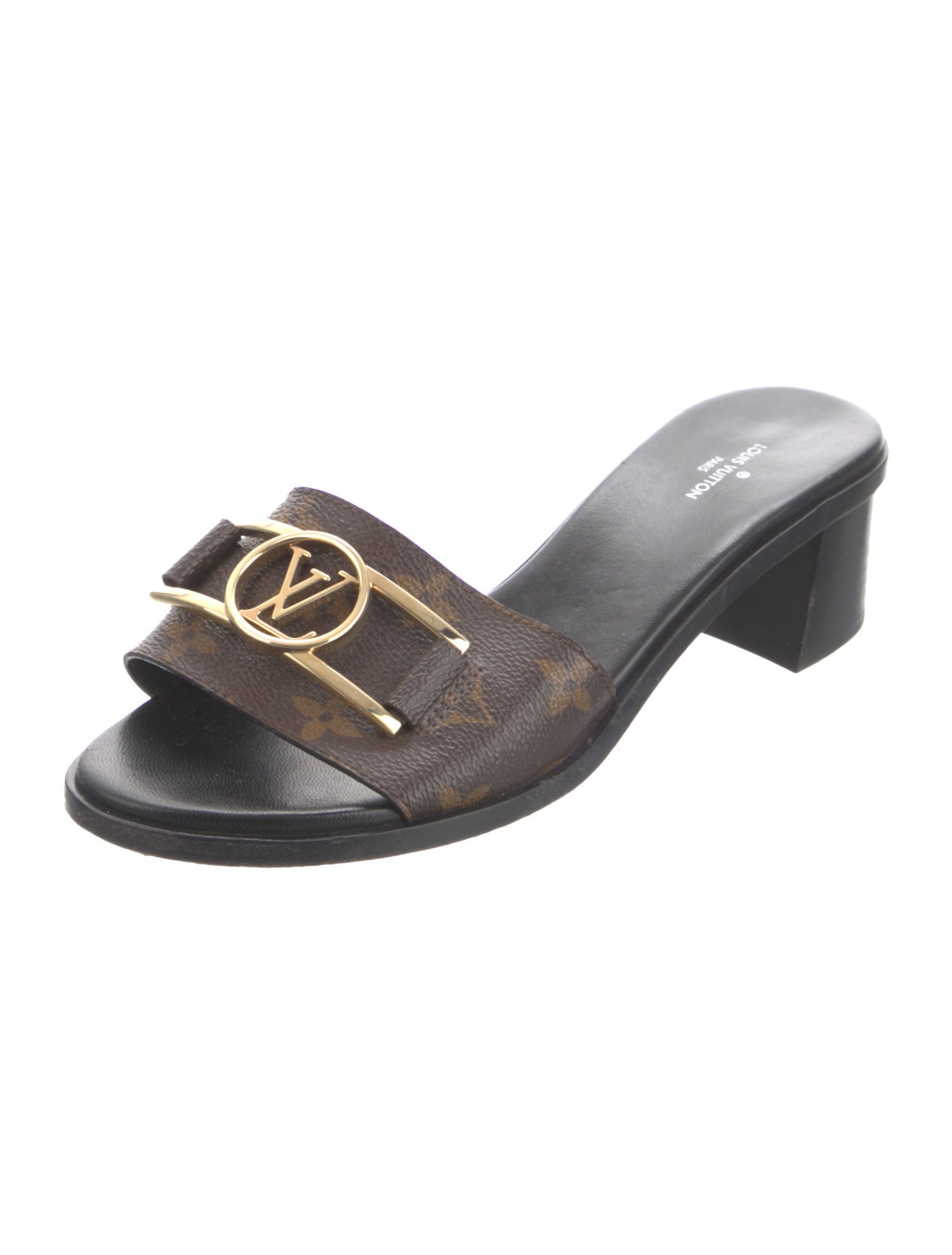 Louis Vuitton Monogram Pattern Slides