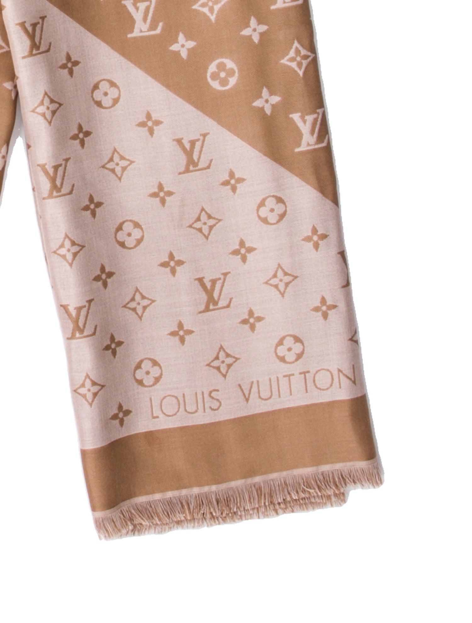 Louis Vuitton Duogram Silk Shawl