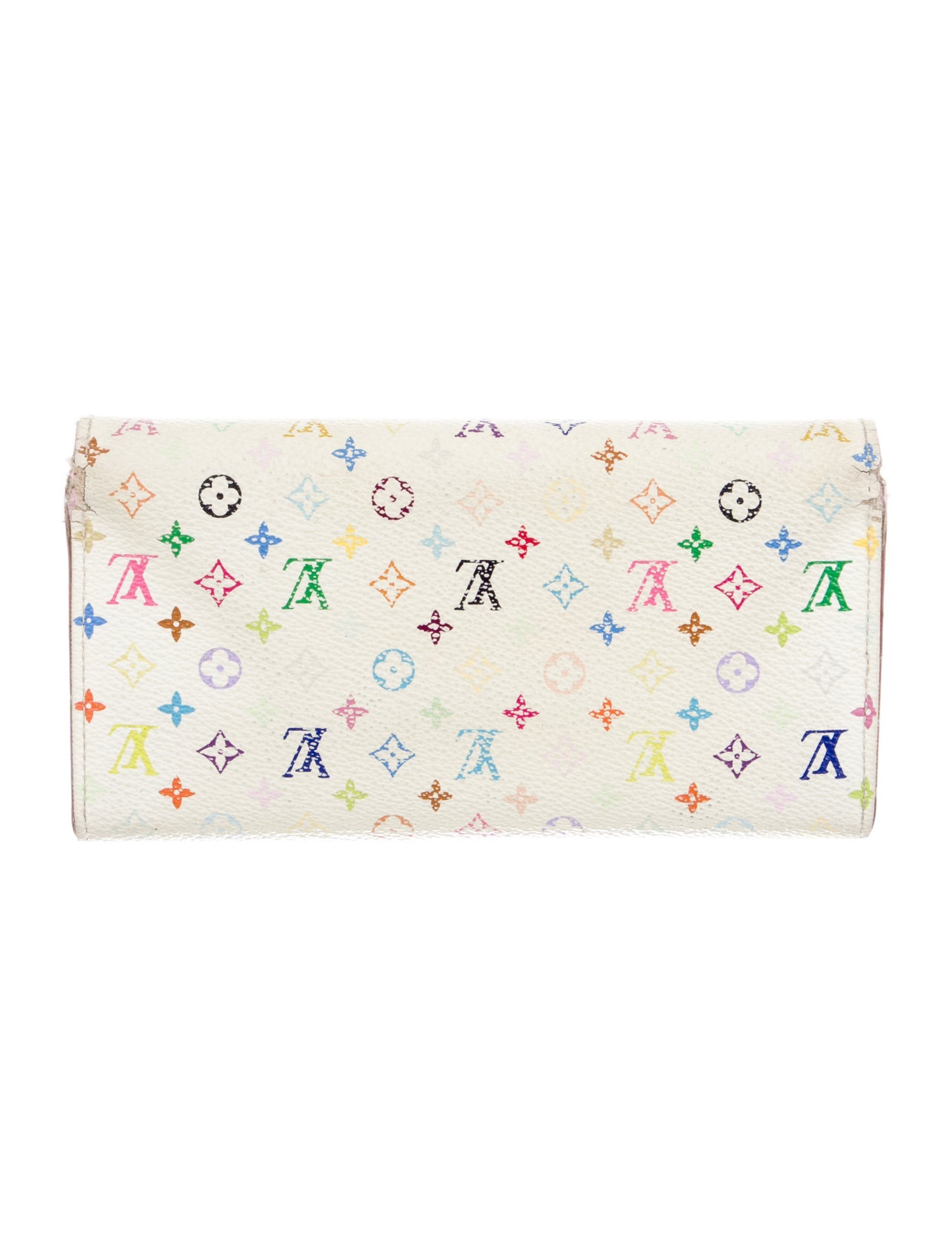 Louis Vuitton Multicolore Monogram Pattern Coated Canvas Sarah Wallet