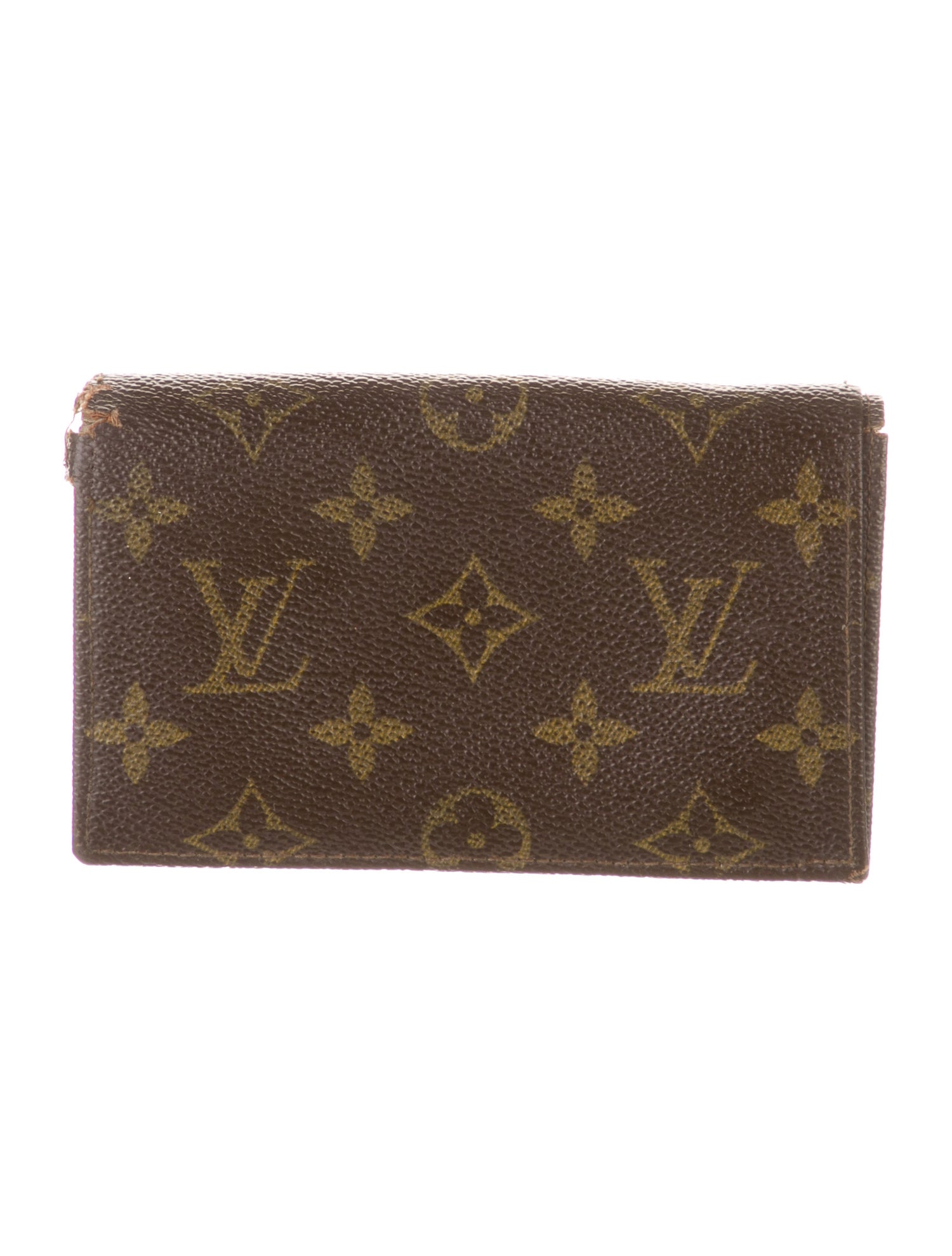 Louis Vuitton LV Monogram Coated Canvas Wallet