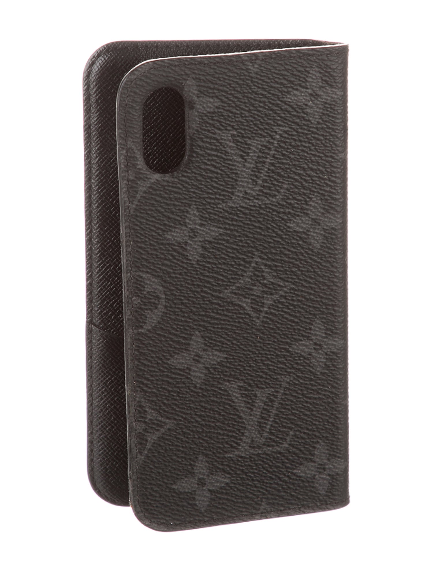 Louis Vuitton Monogram Eclipse iPhone X Folio Case