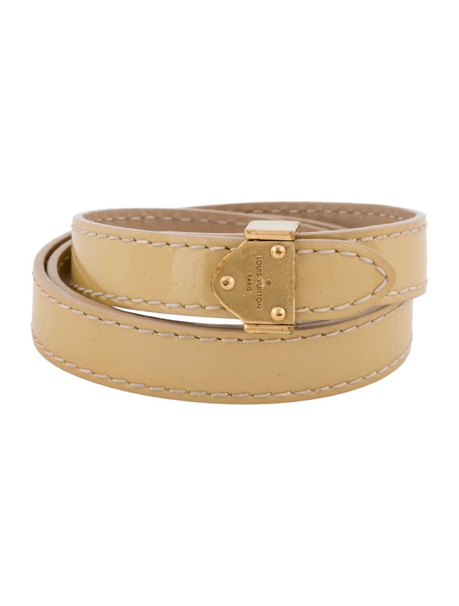 Louis Vuitton Leather Box It Wrap Bracelet