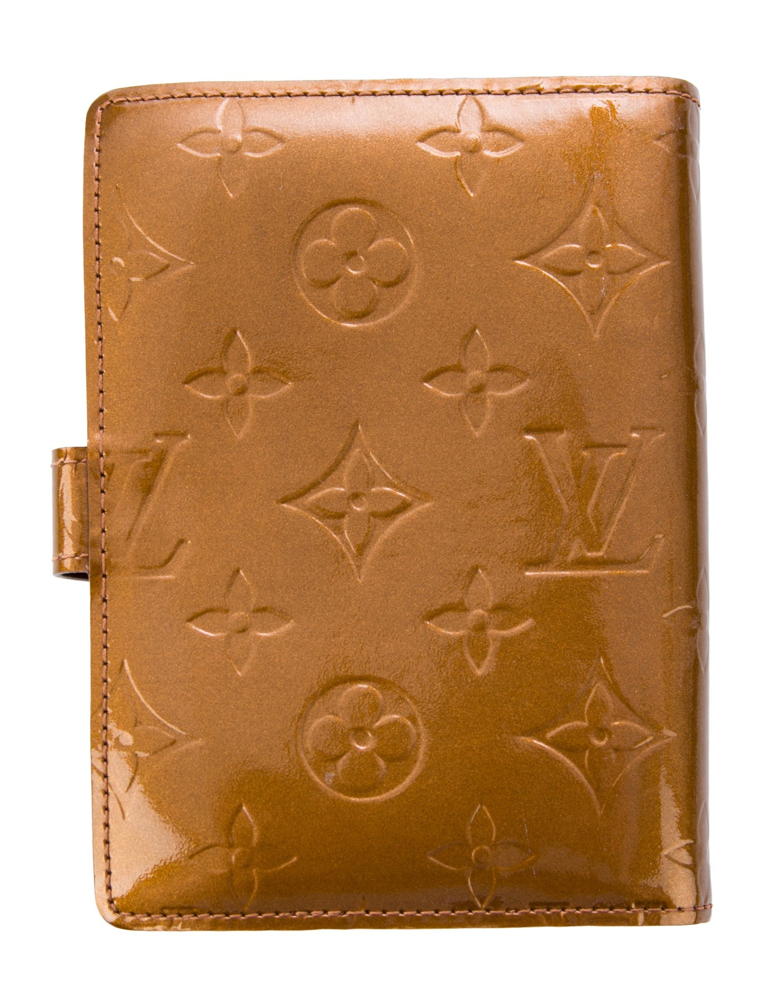 Louis Vuitton Vintage Monogram Vernis Small Ring Agenda Cover