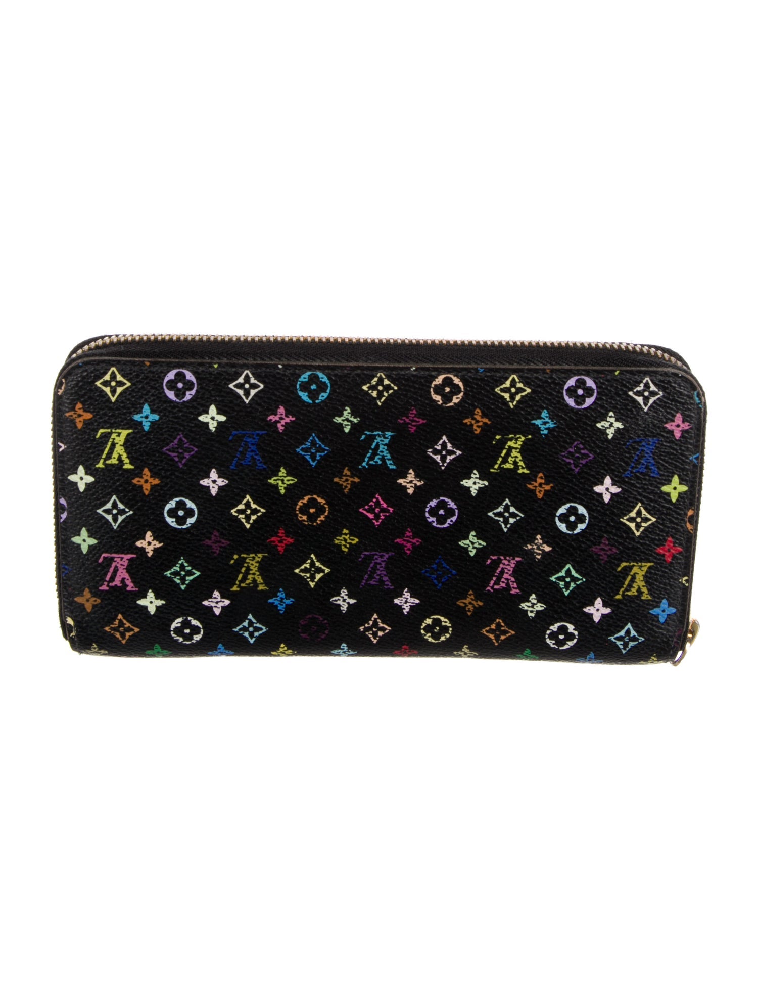 Louis Vuitton 2010 Multicolore Monogram Pattern Zippy Wallet