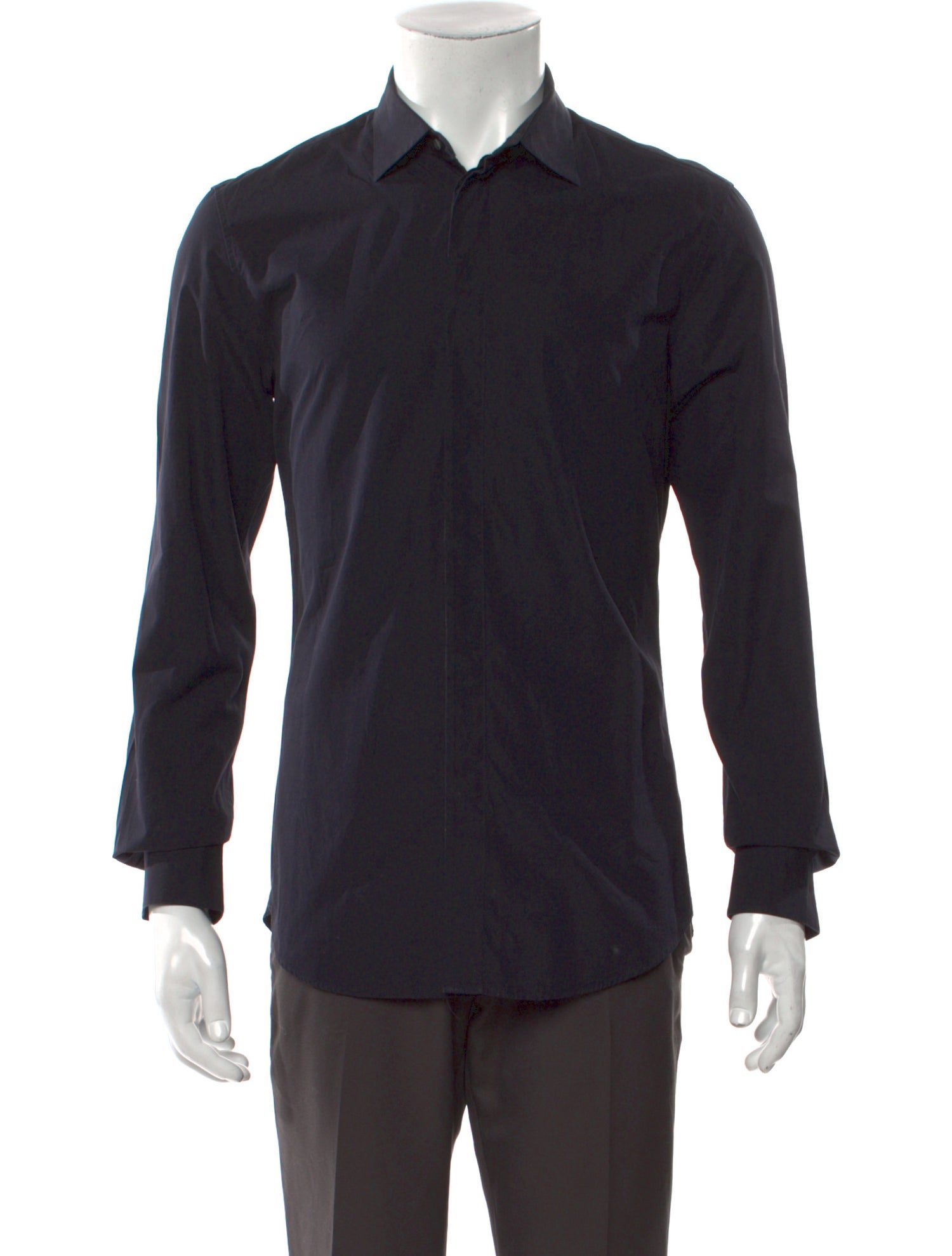 Louis Vuitton 2011 Damier Graphite Pattern Dress Shirt