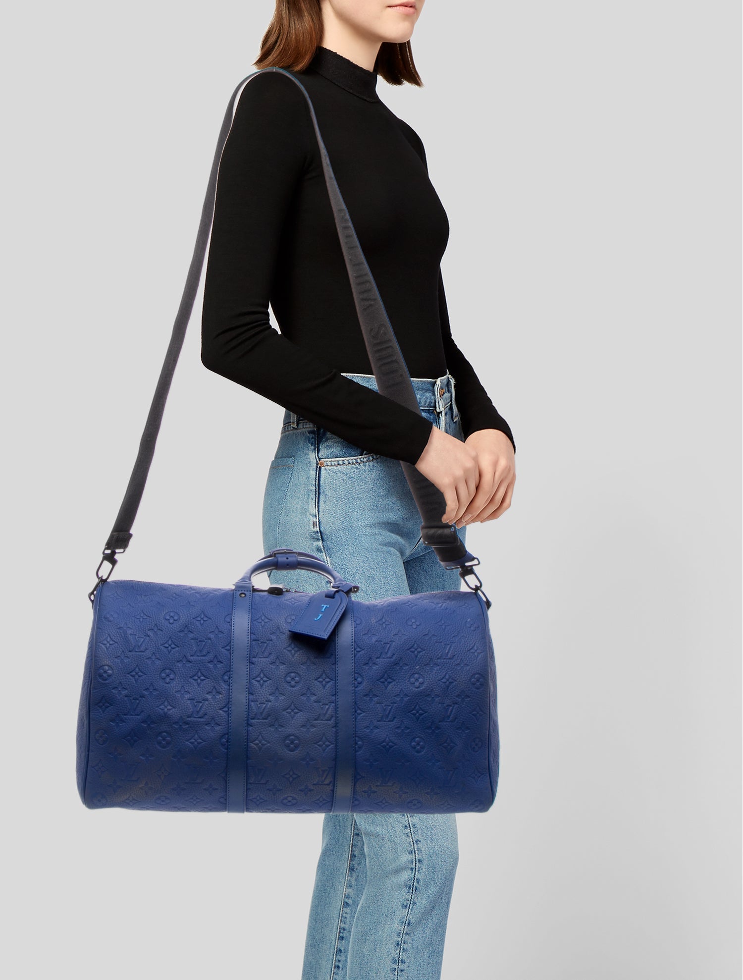 Louis Vuitton LV Monogram Taurillon Keepall Bandouliere 50