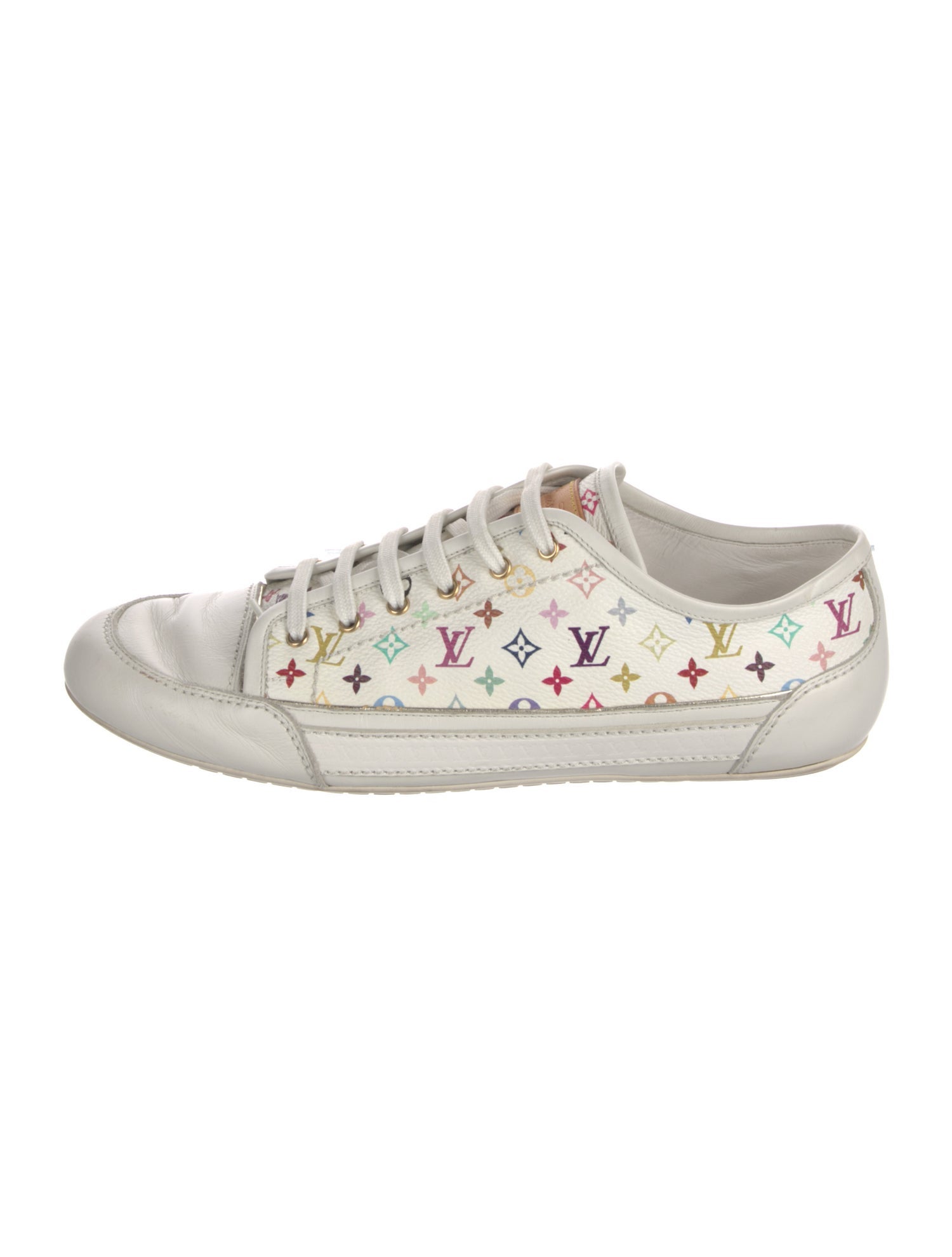 Louis Vuitton Leather Printed Sneakers