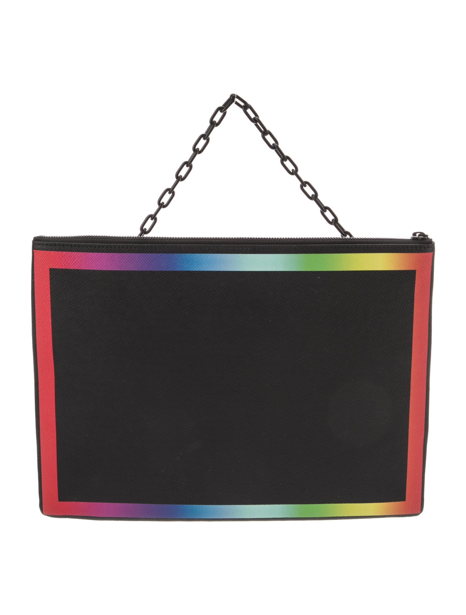 Louis Vuitton Leather Taiga Rainbow A4 Clutch Bag