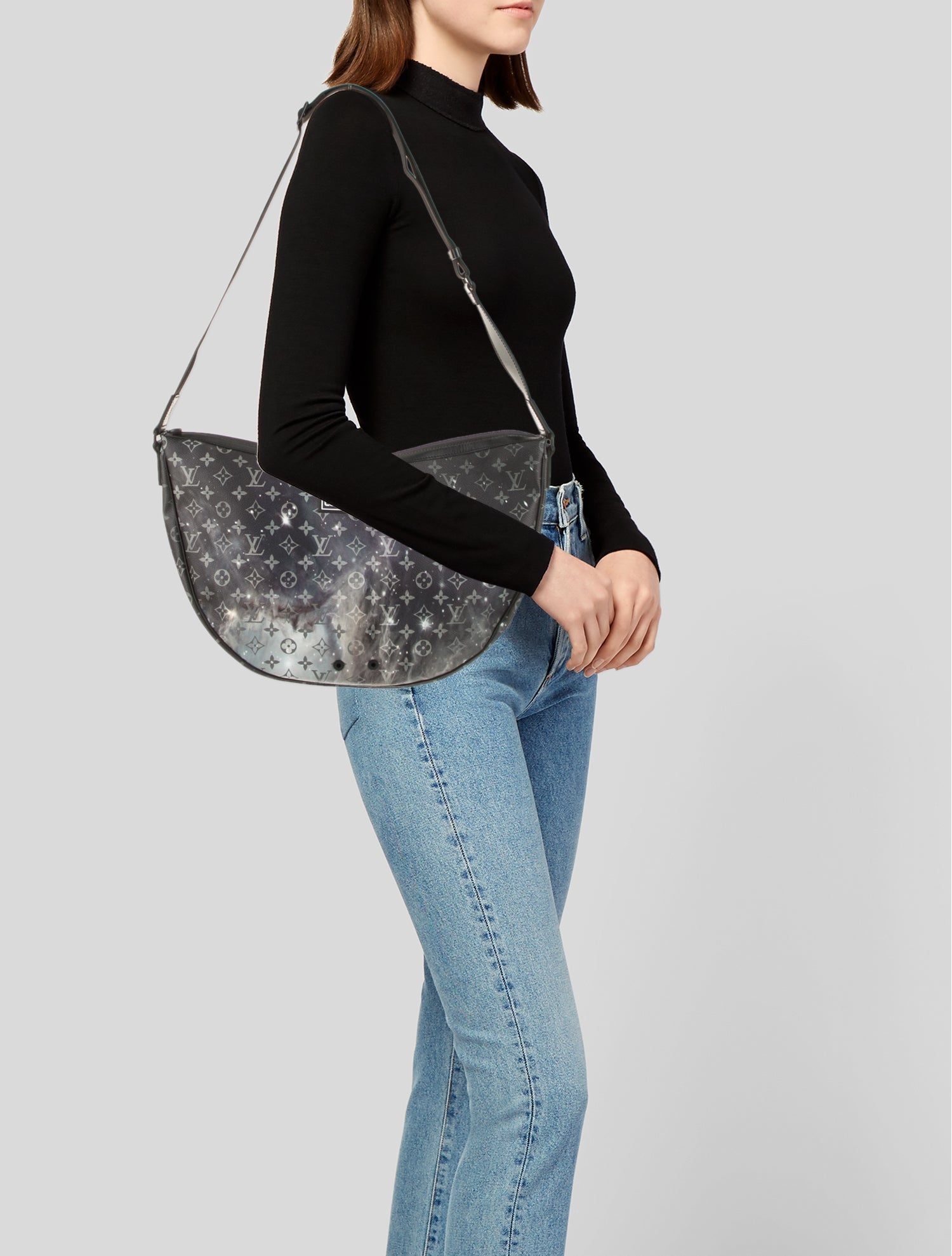 Louis Vuitton LV Monogram Galaxy Alpha Hobo