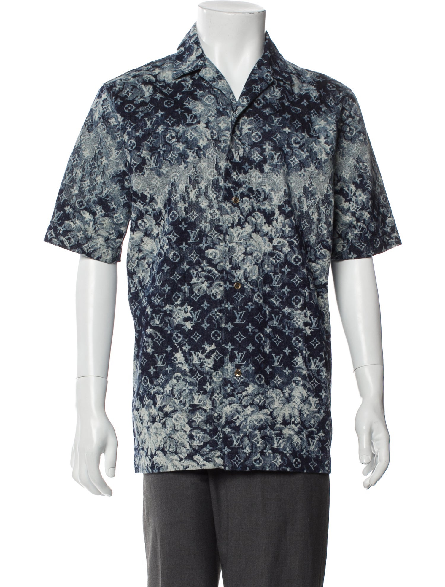 Louis Vuitton 2021 LV Monogram Denim Shirt