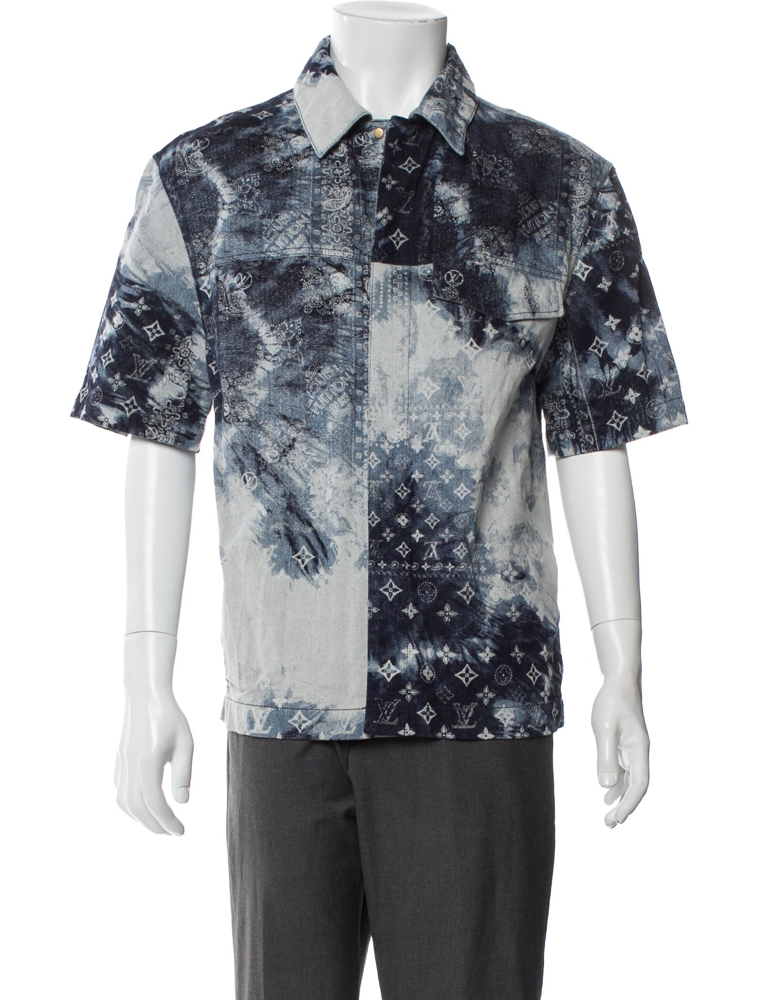 Louis Vuitton 2022 LV Monogram Denim Shirt