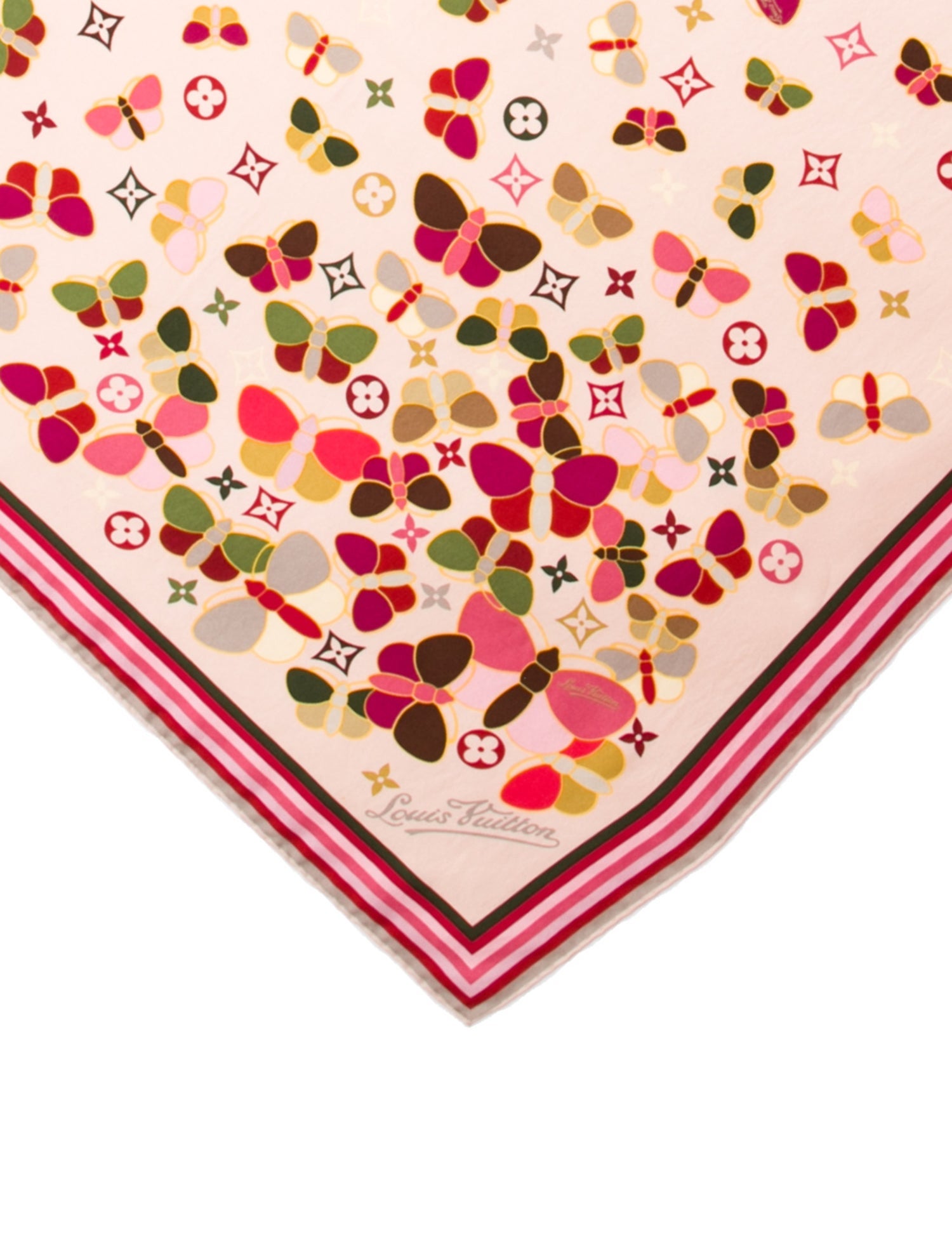 Louis Vuitton Papillon Butterfly Silk Scarf