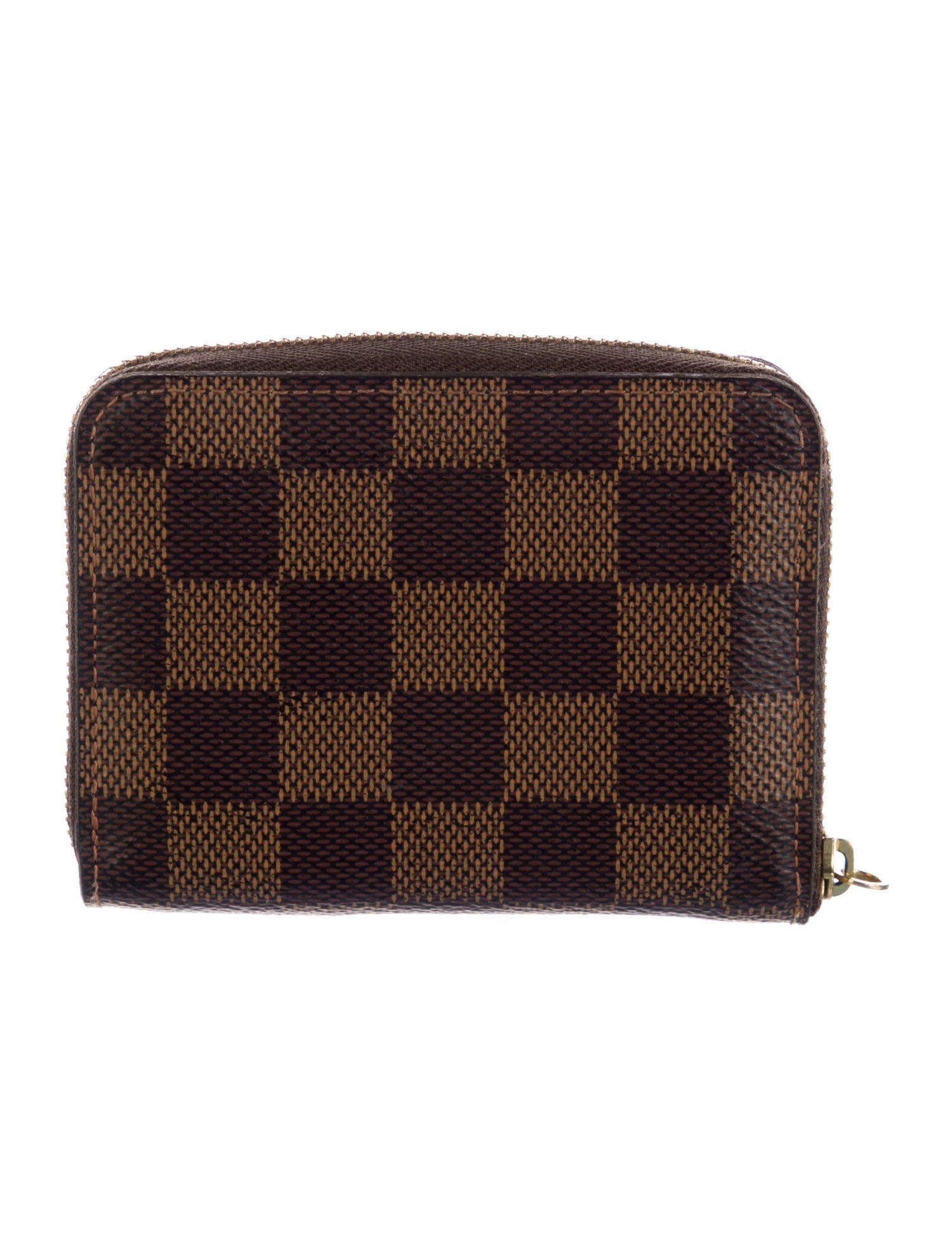 Louis Vuitton 2019 Damier Ebene Pattern Zippy Coin Purse