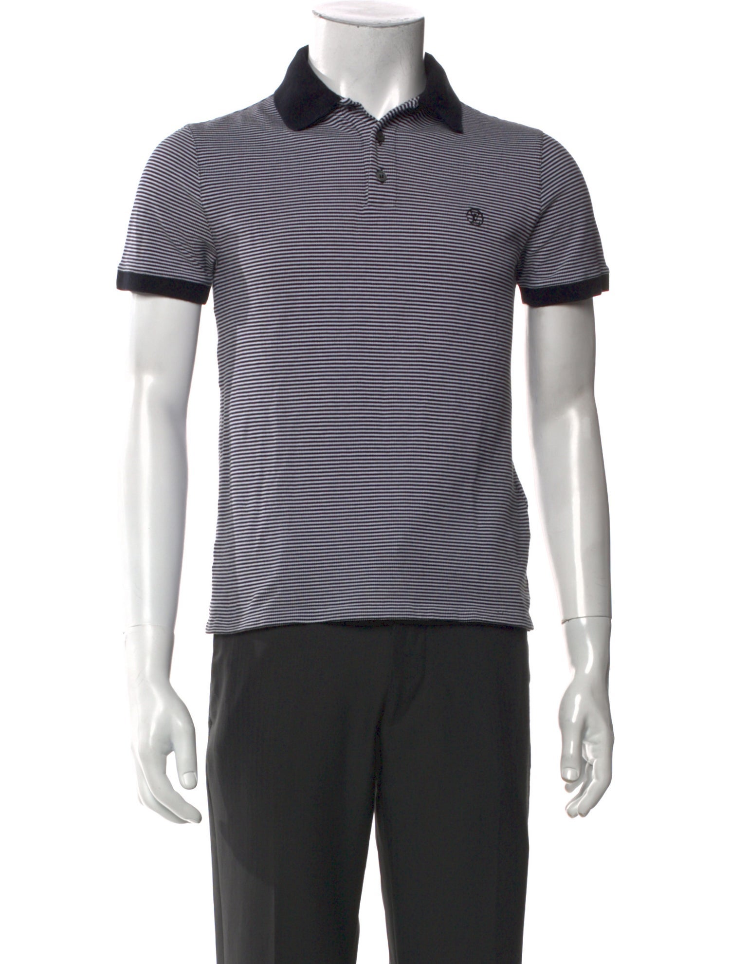 Louis Vuitton 2016 Striped Polo Shirt
