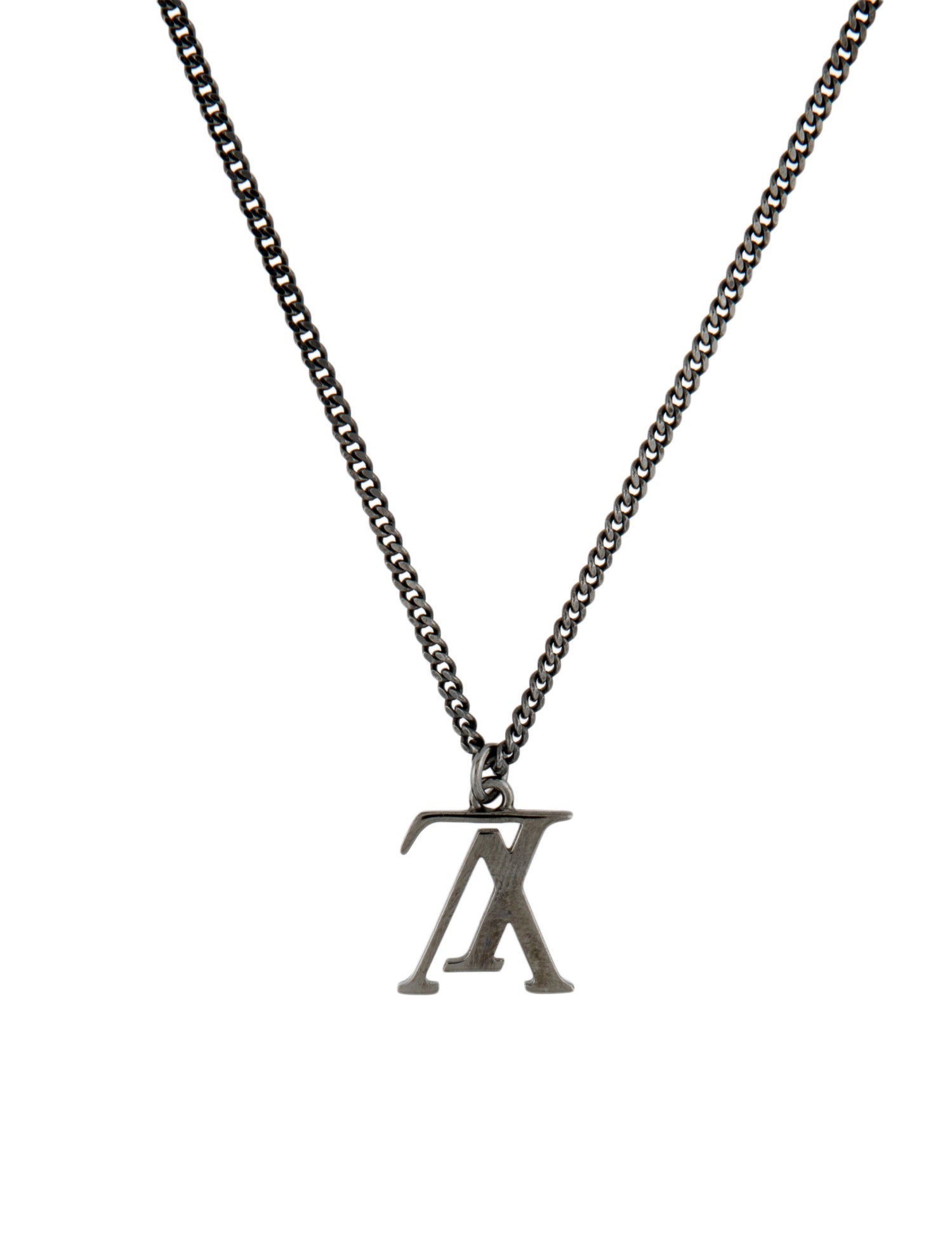 Louis Vuitton Upside Down LV Pendant Necklace