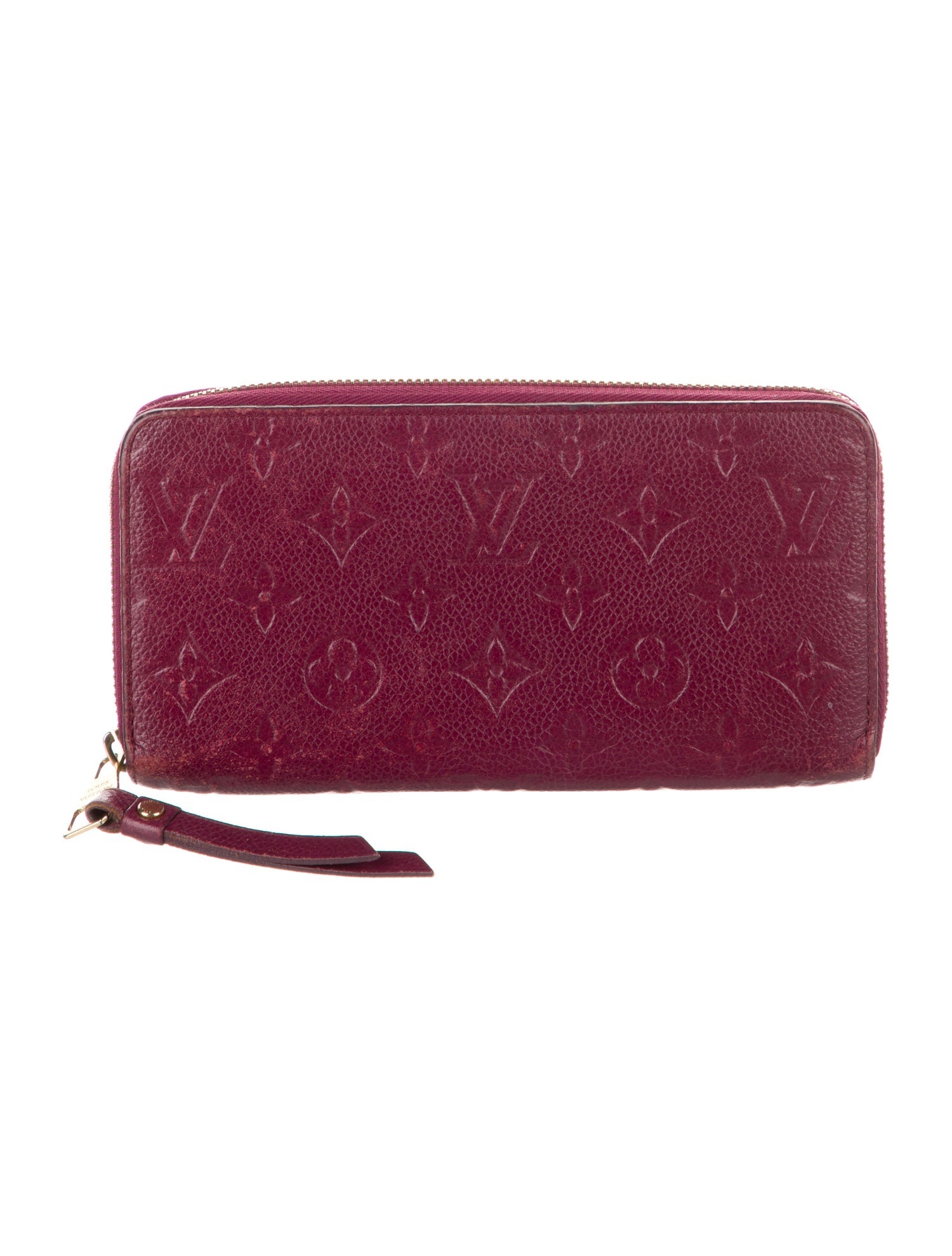 Louis Vuitton LV Monogram Empreinte Leather Zippy Wallet