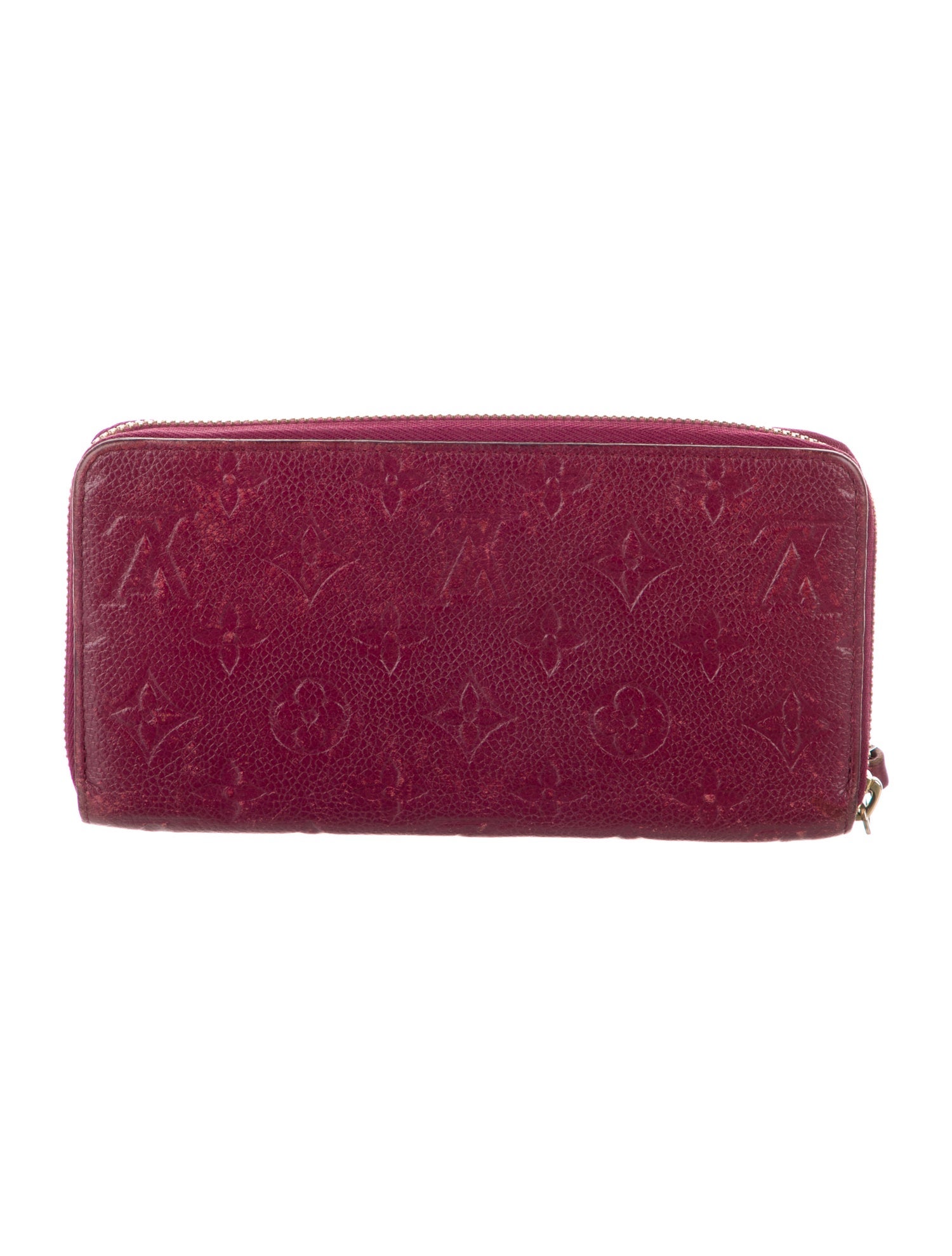 Louis Vuitton LV Monogram Empreinte Leather Zippy Wallet