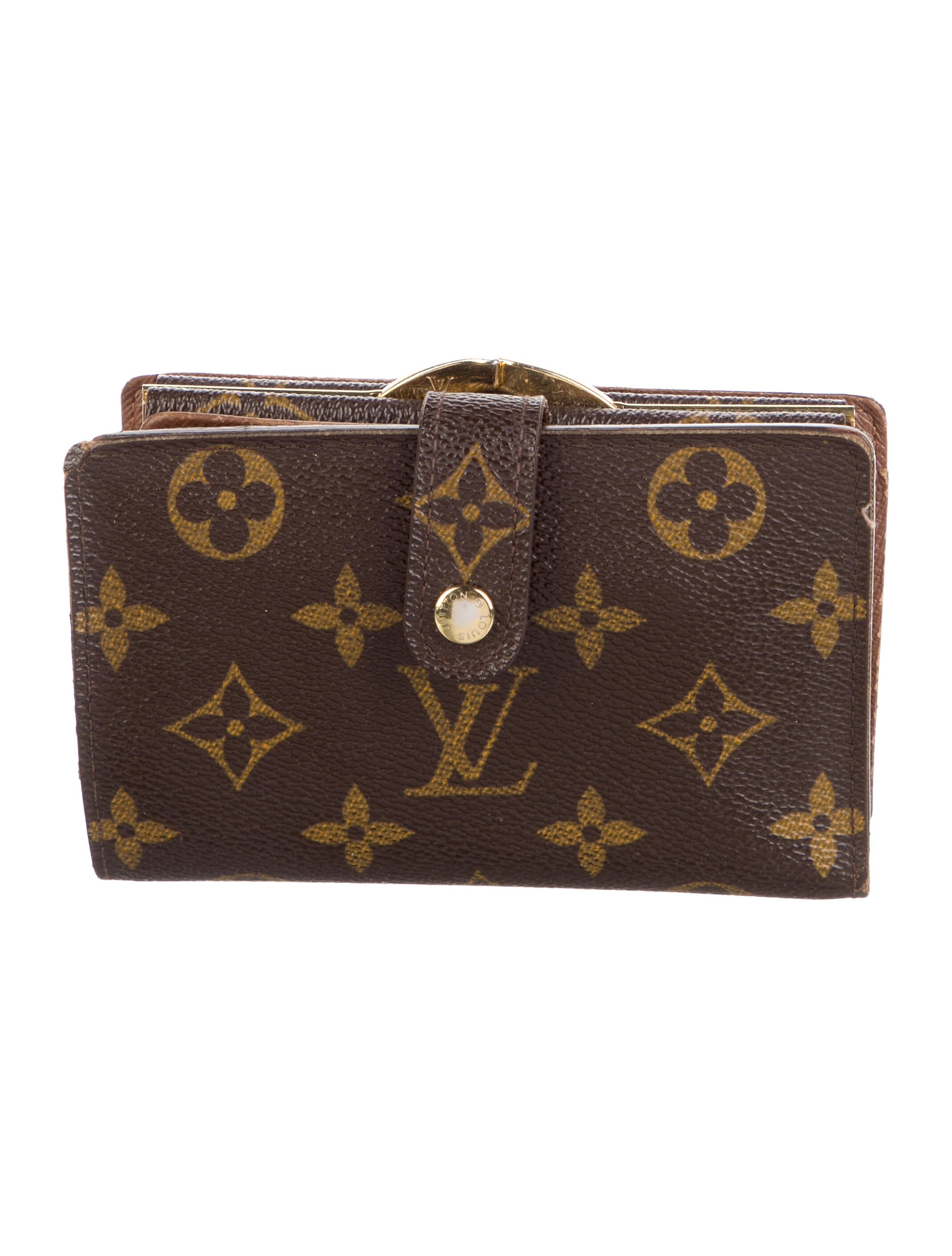 Louis Vuitton LV Monogram Coated Canvas French Purse