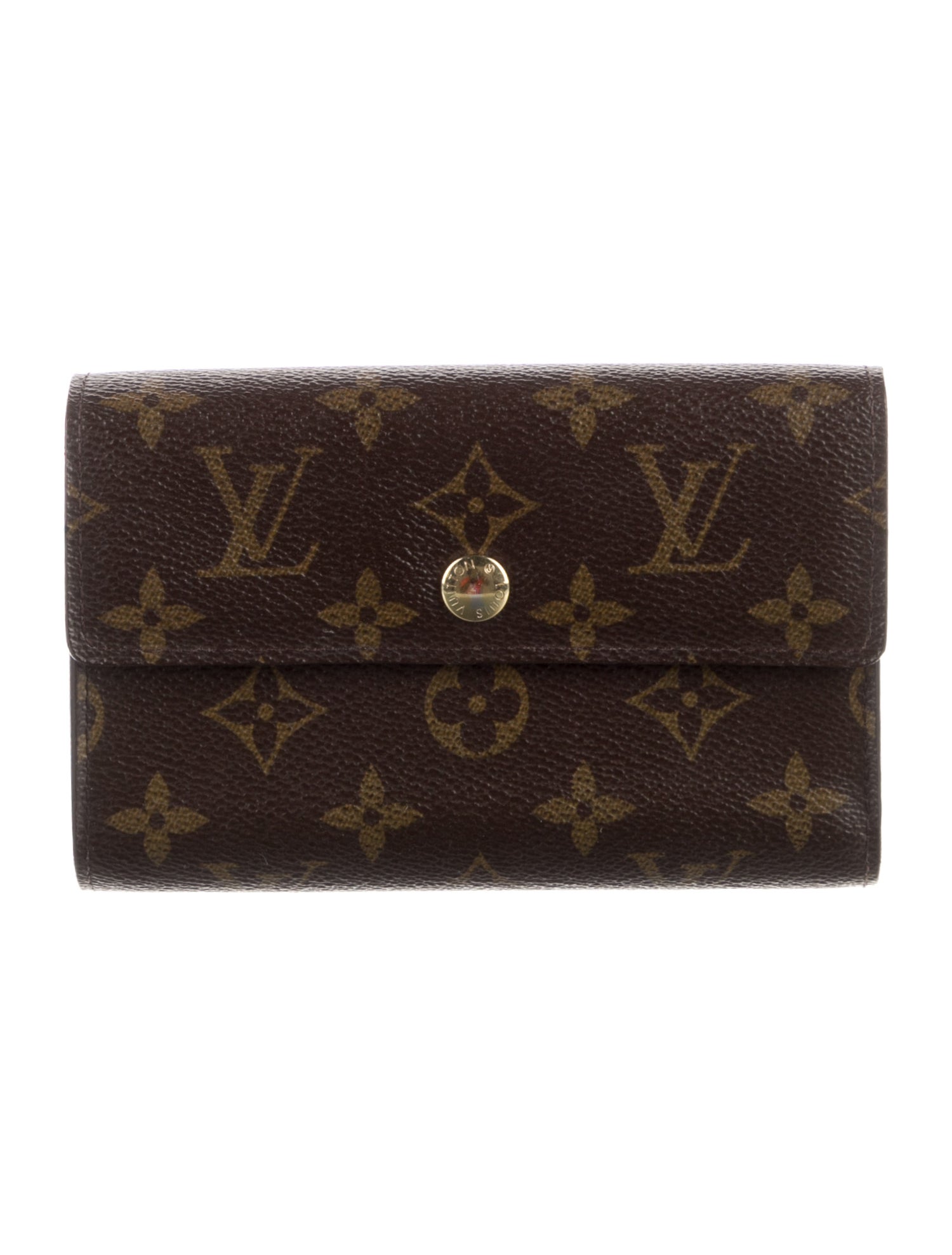 Louis Vuitton Monogram Pattern Coated Canvas Alexandra Wallet