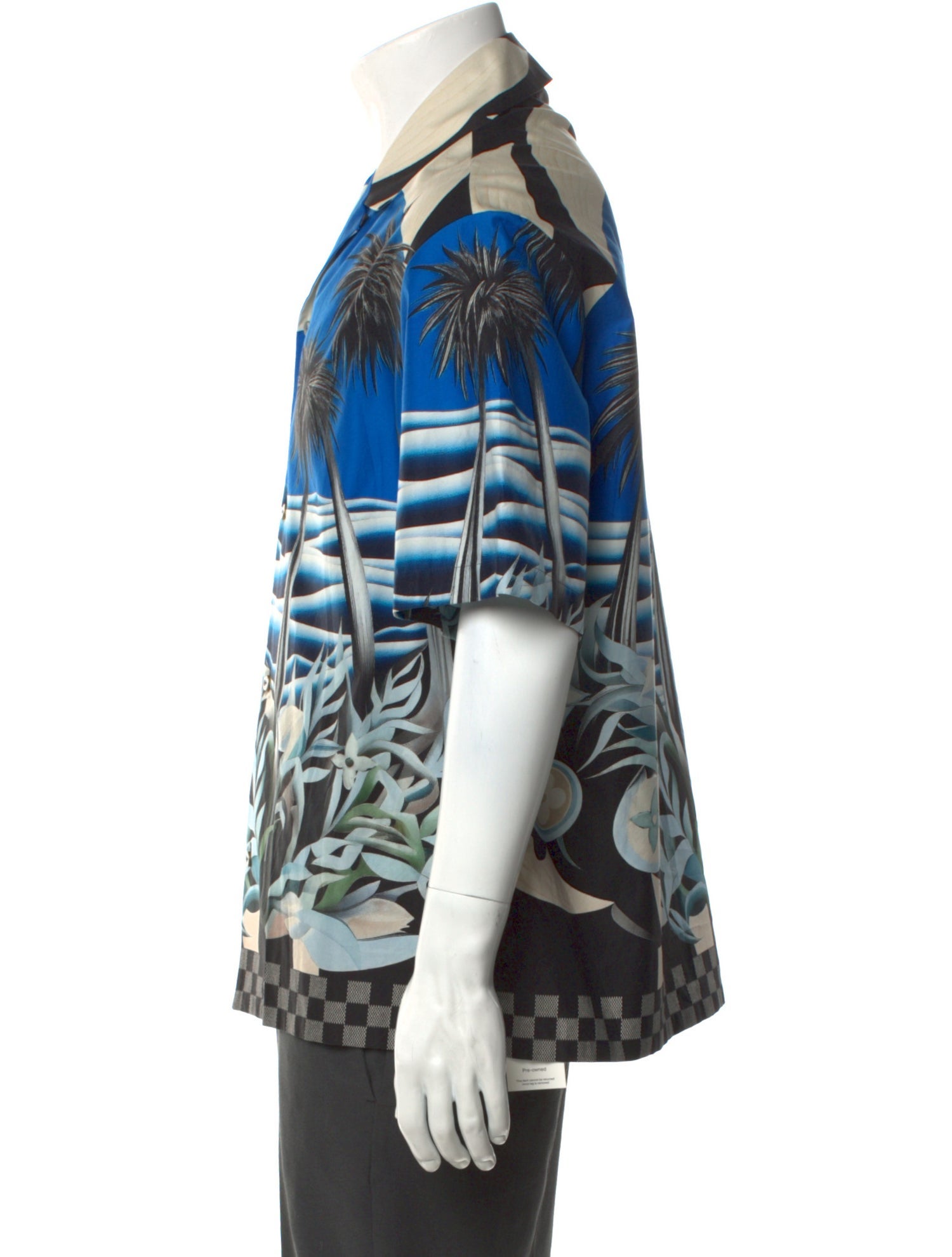 Louis Vuitton 2024 Damier Graphite Pattern Shirt