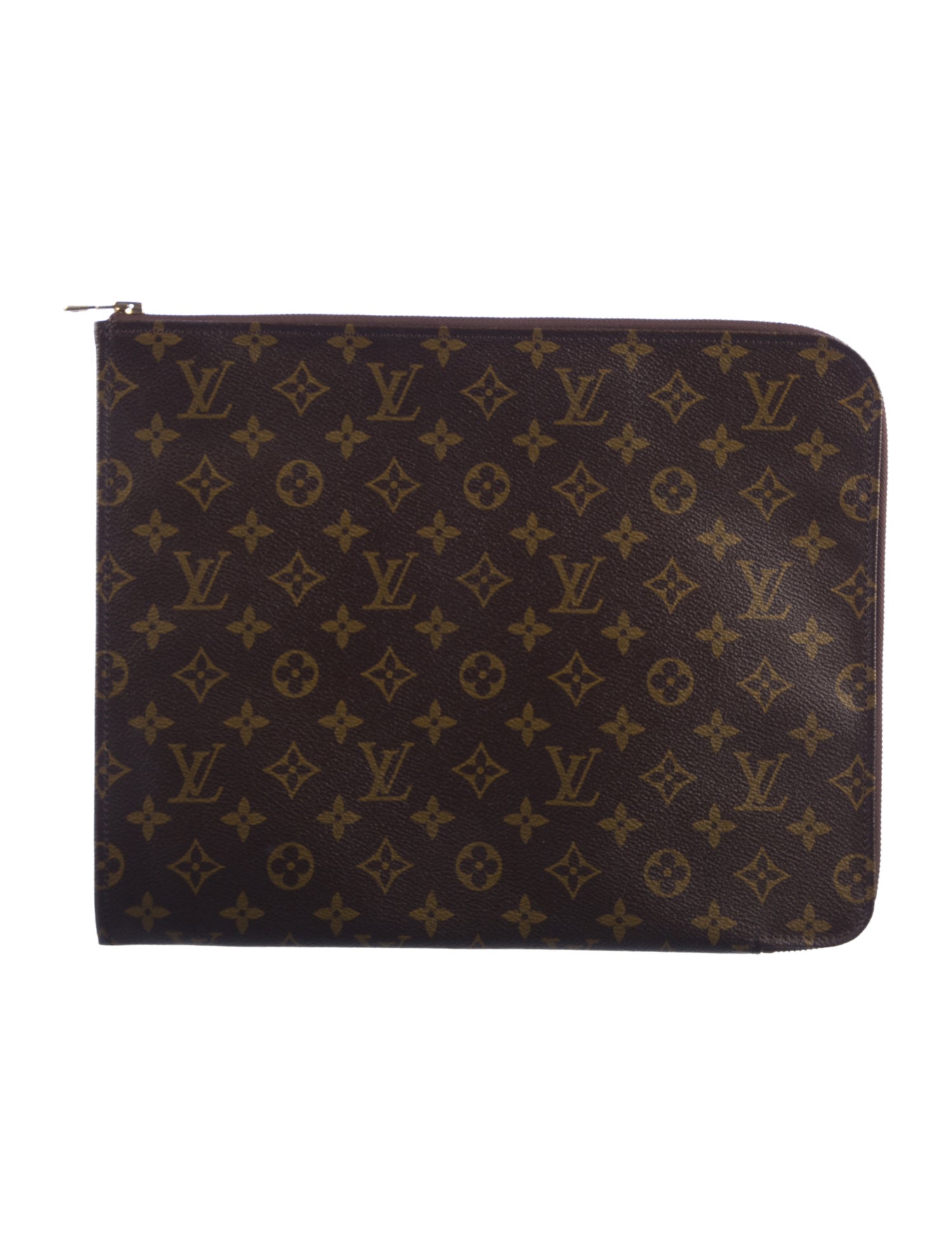 Louis Vuitton LV Monogram Monogram Poche Documents Case Vintage
