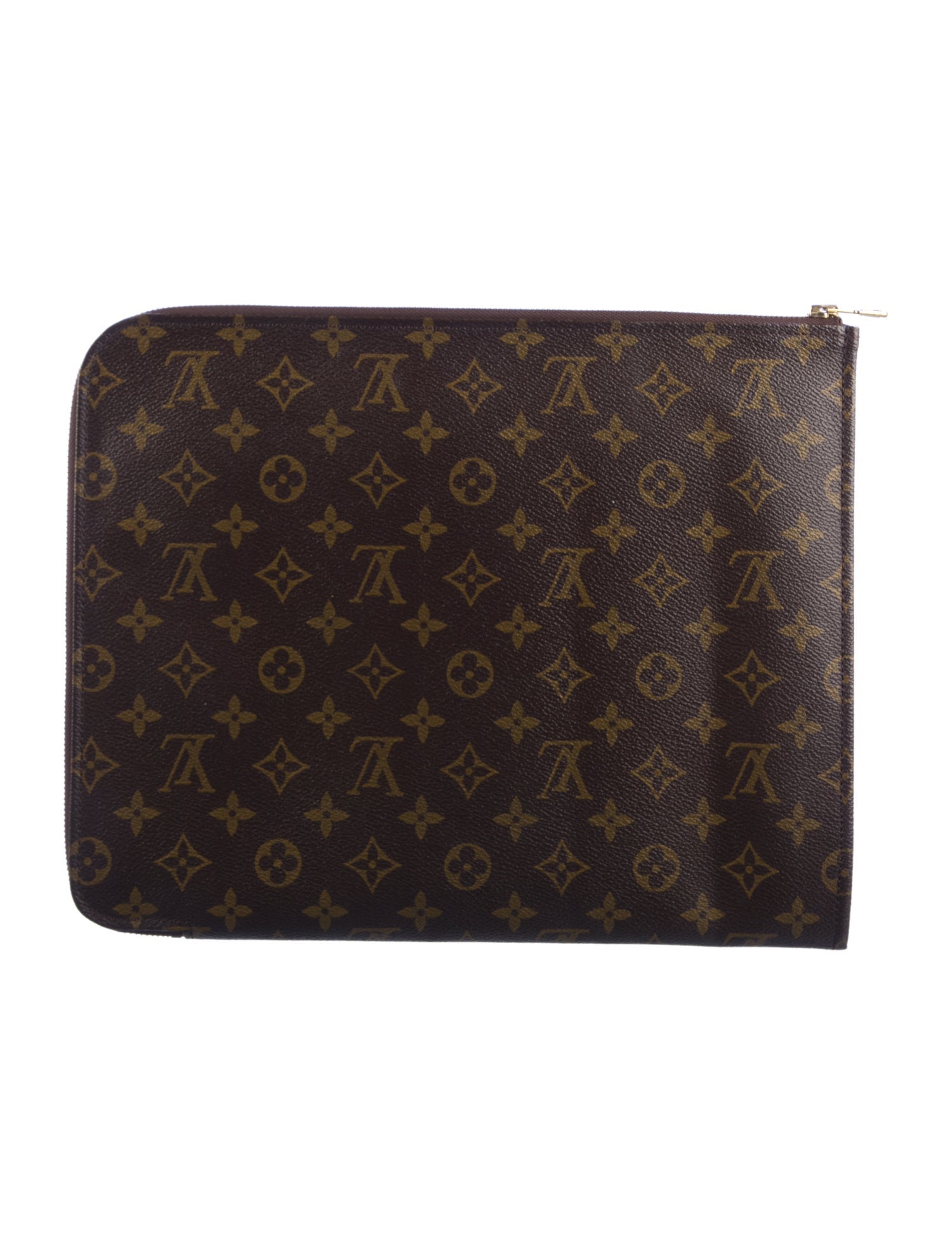 Louis Vuitton LV Monogram Monogram Poche Documents Case Vintage