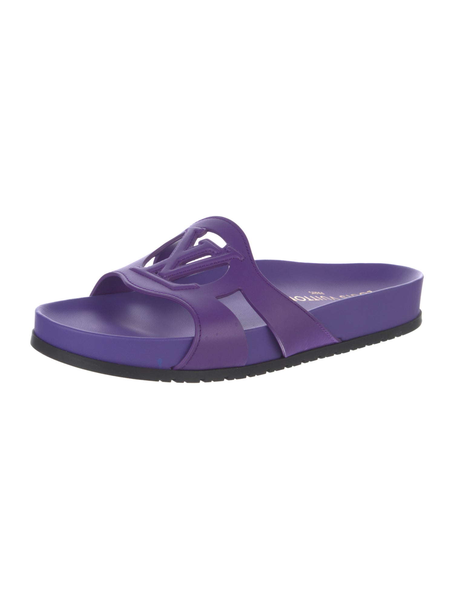 Louis Vuitton Leather Slides