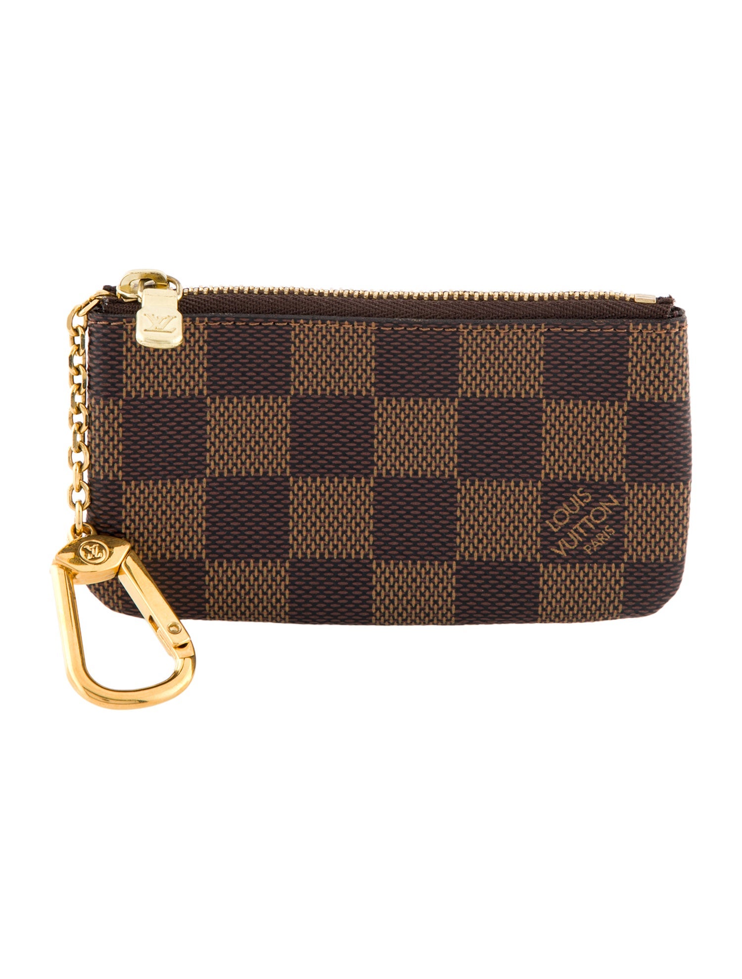 Louis Vuitton Damier Ebene Pochette Cles Key Pouch