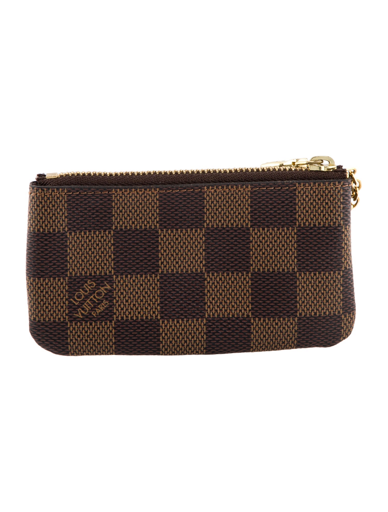 Louis Vuitton Damier Ebene Pochette Cles Key Pouch