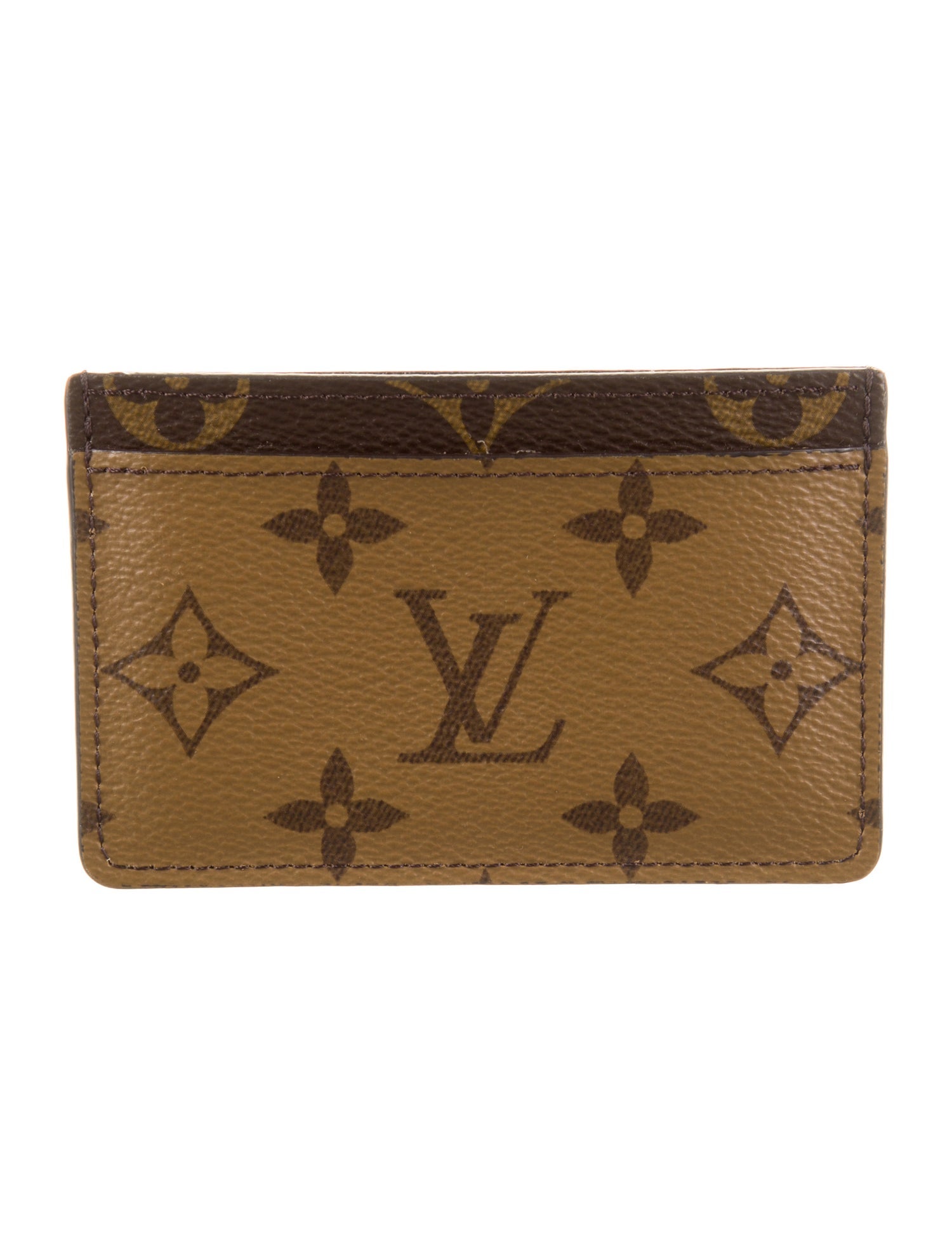 Louis Vuitton Monogram Reverse Coated Canvas Card Case