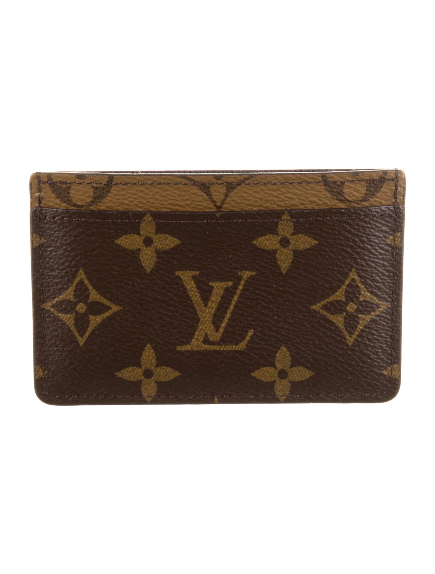 Louis Vuitton Monogram Reverse Coated Canvas Card Case