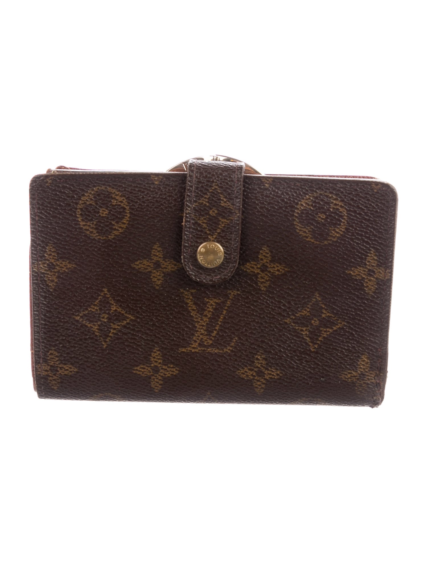 Louis Vuitton Monogram Pattern Coated Canvas French Purse