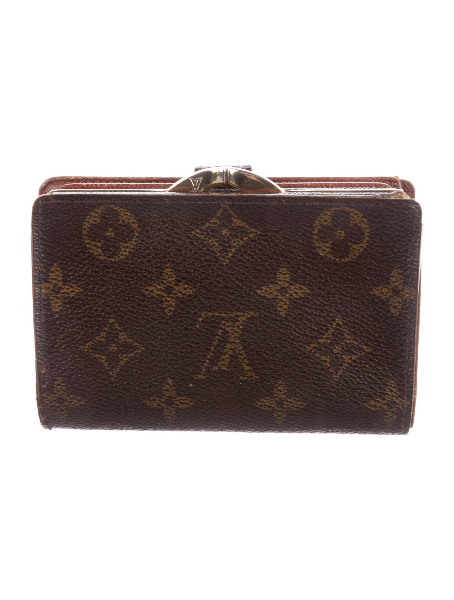 Louis Vuitton Monogram Pattern Coated Canvas French Purse