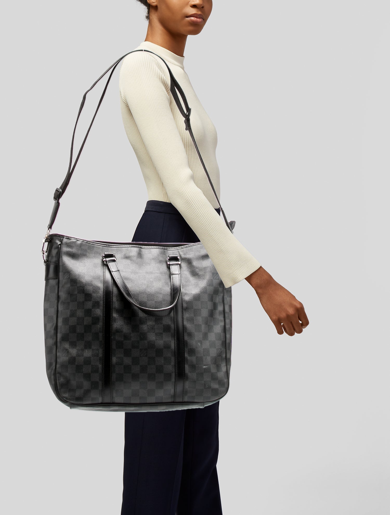 Louis Vuitton Damier Graphite Keepall Bandouliere