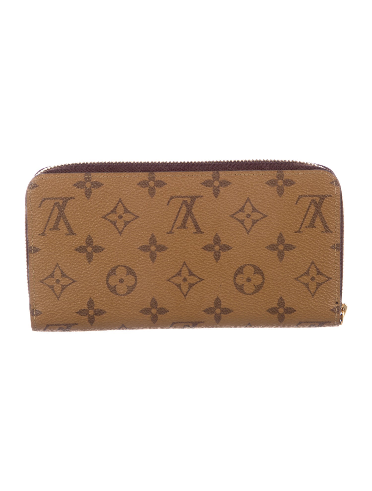 Louis Vuitton Monogram Reverse Coated Canvas Clemence Wallet