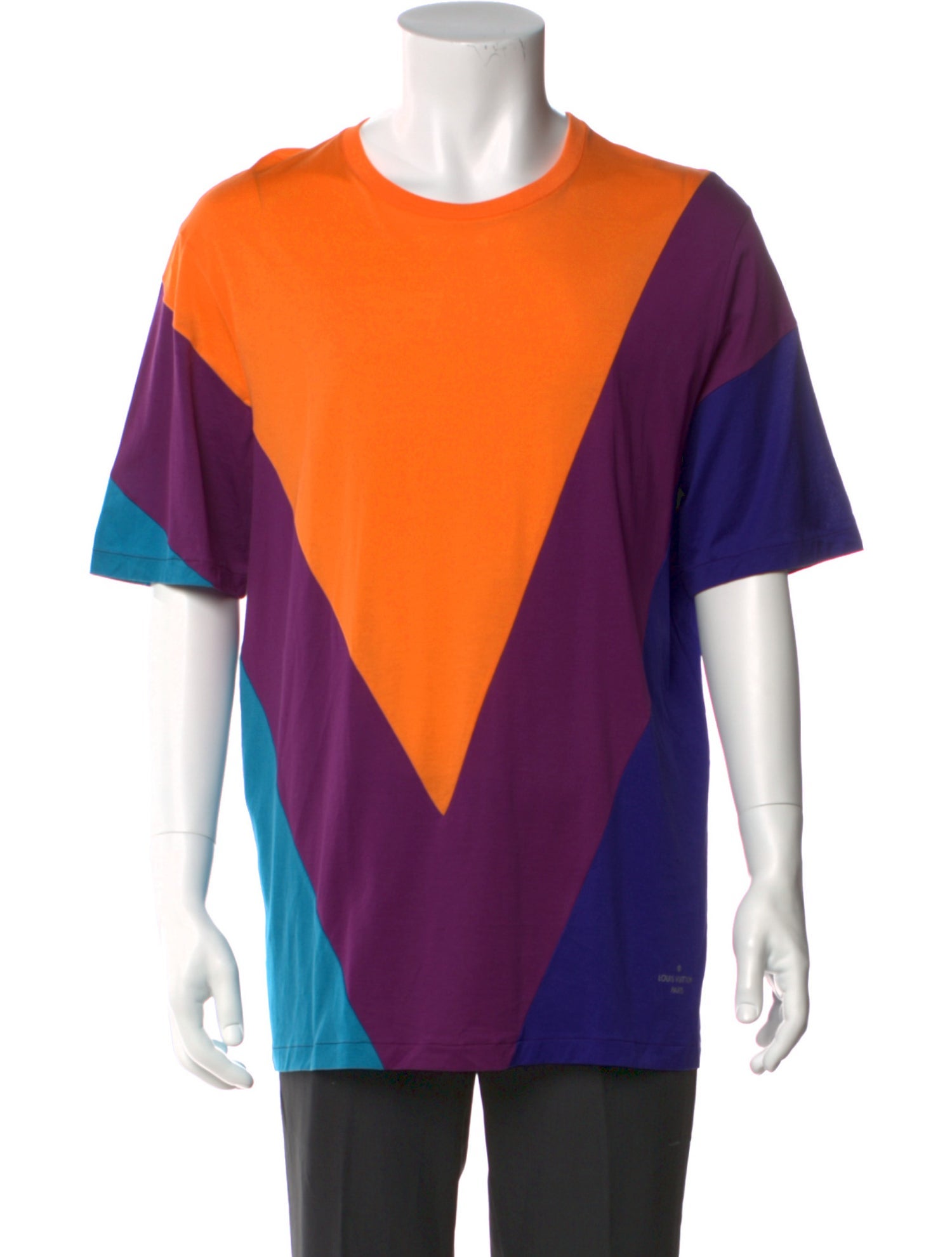 Louis Vuitton 2013 Colorblock Pattern T-Shirt w/ Tags