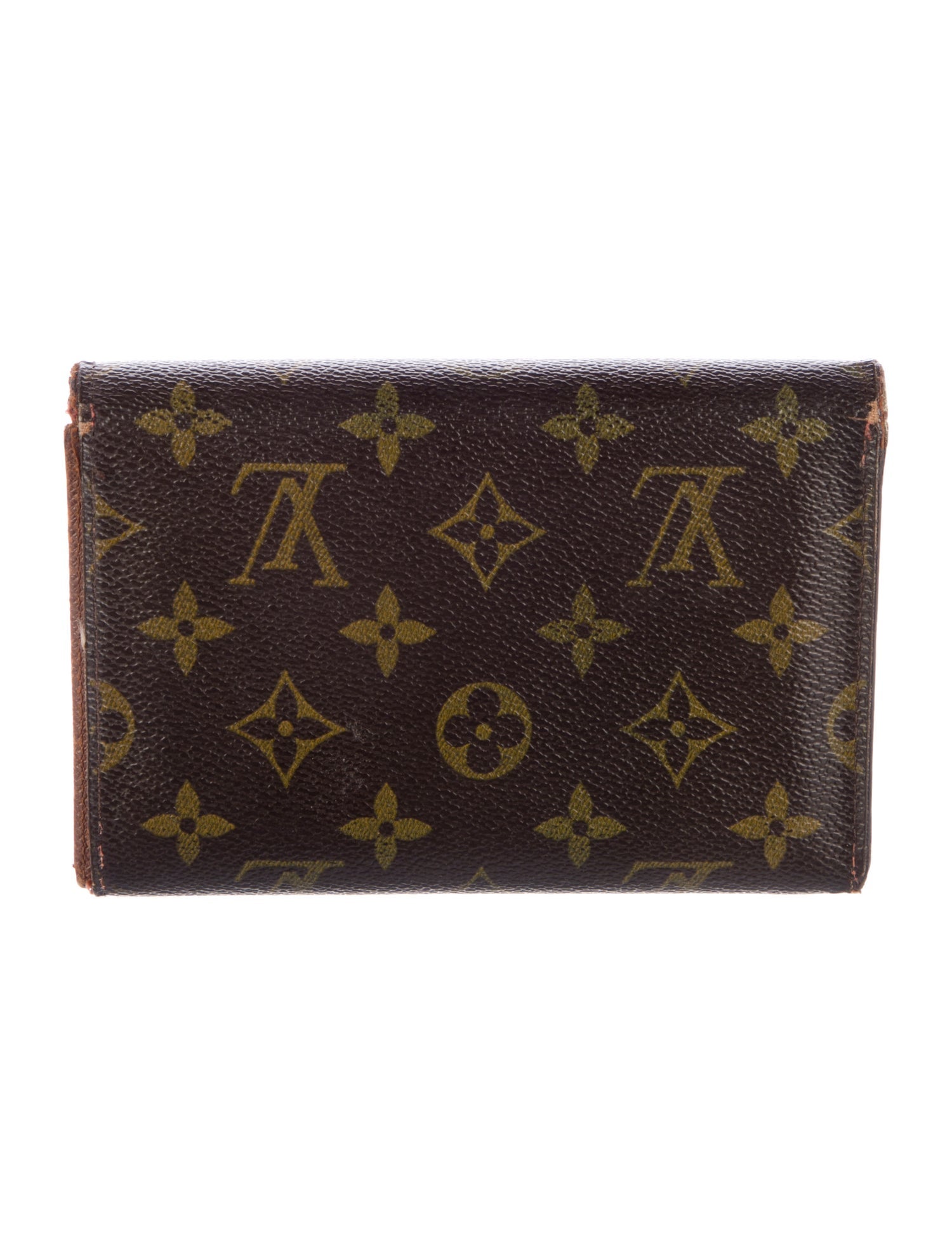 Louis Vuitton 2004 LV Monogram Porte-Trésor Étui Papier Wallet
