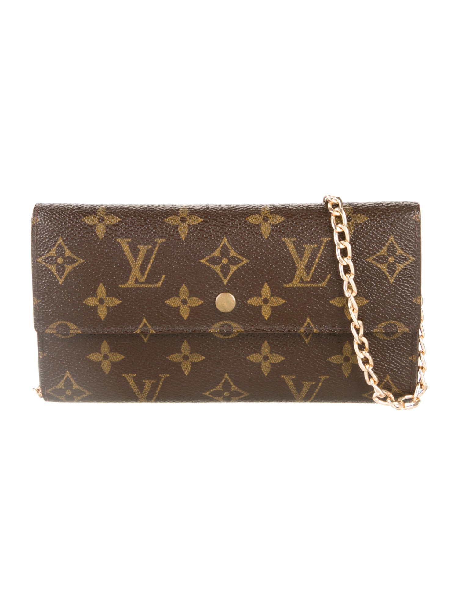 Louis Vuitton Monogram Pattern Coated Canvas International Wallet